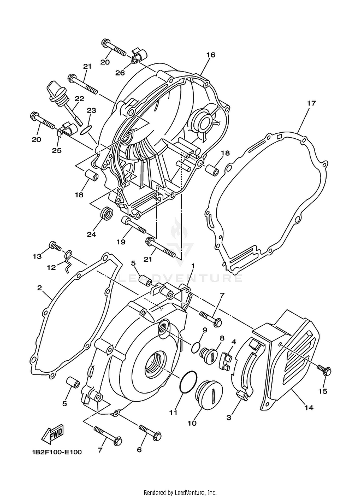 10 CRANKCASE COVER 1