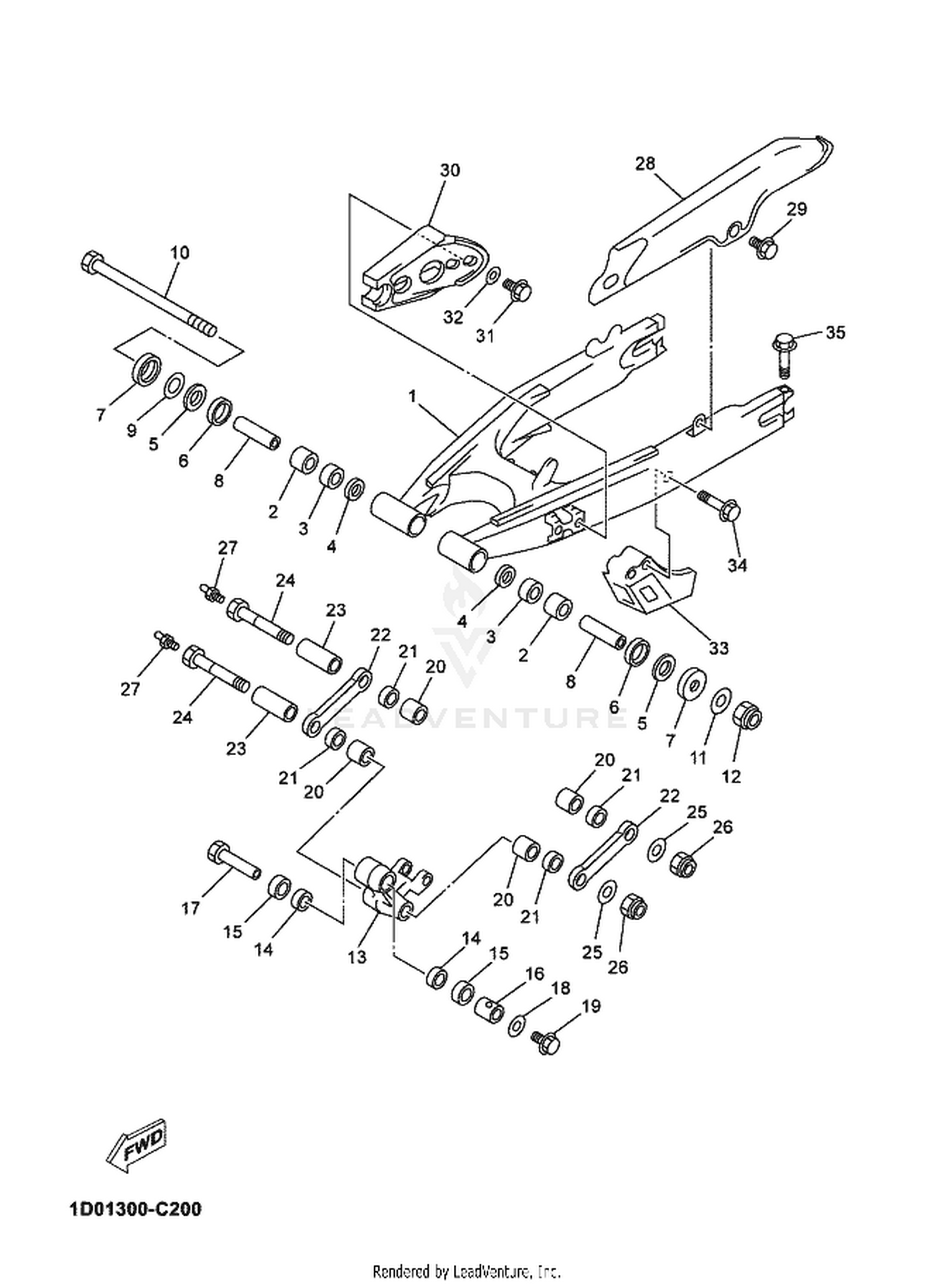 20 REAR ARM