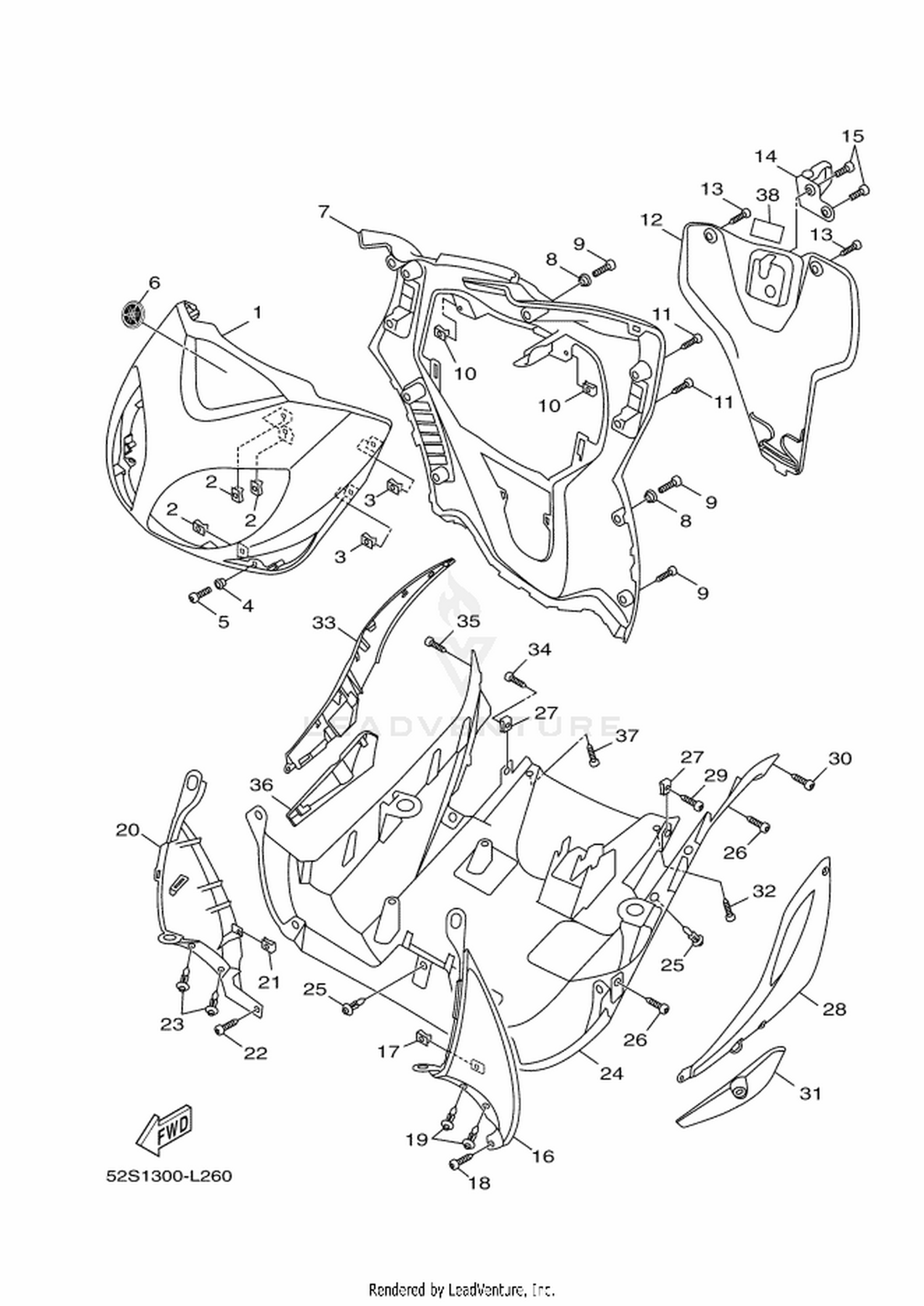 26 LEG SHIELD