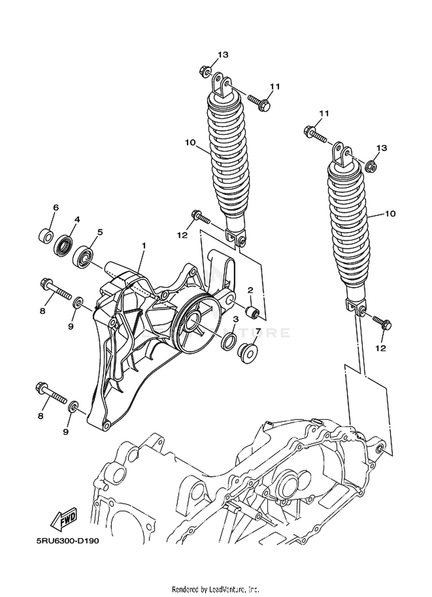 19 REAR ARM  SUSPENSION