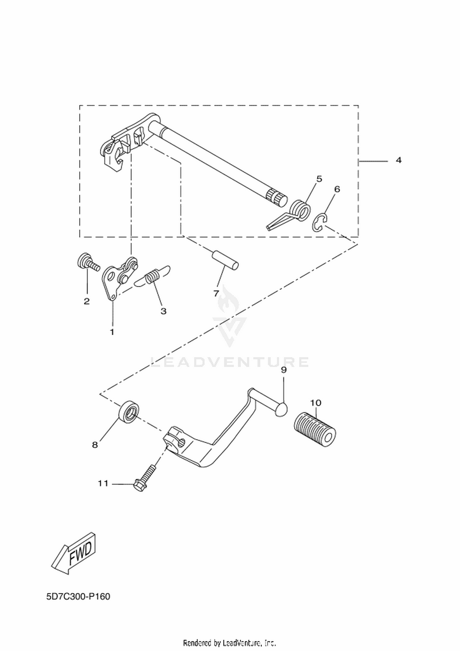 16 SHIFT SHAFT