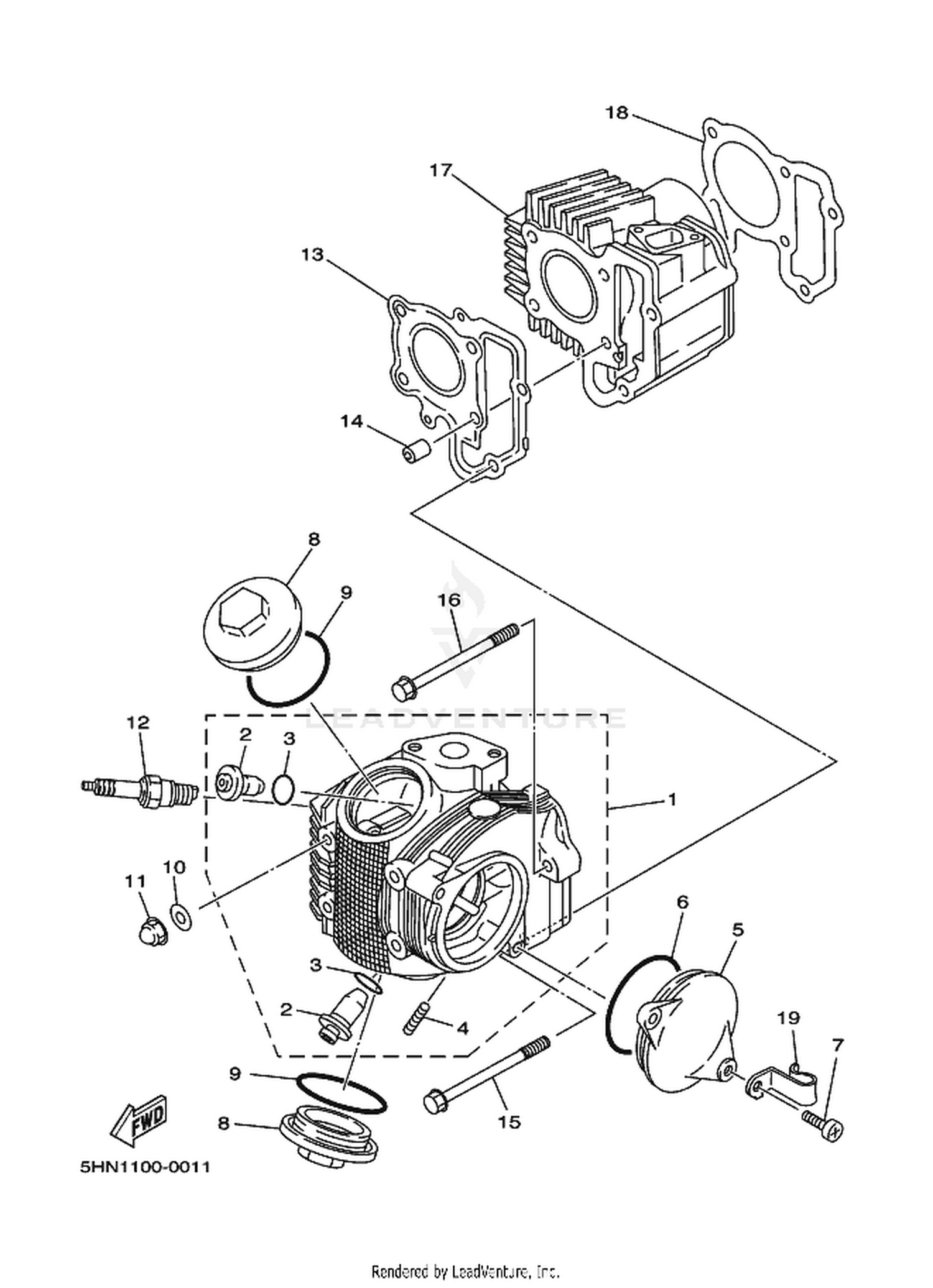 01 CYLINDER HEAD