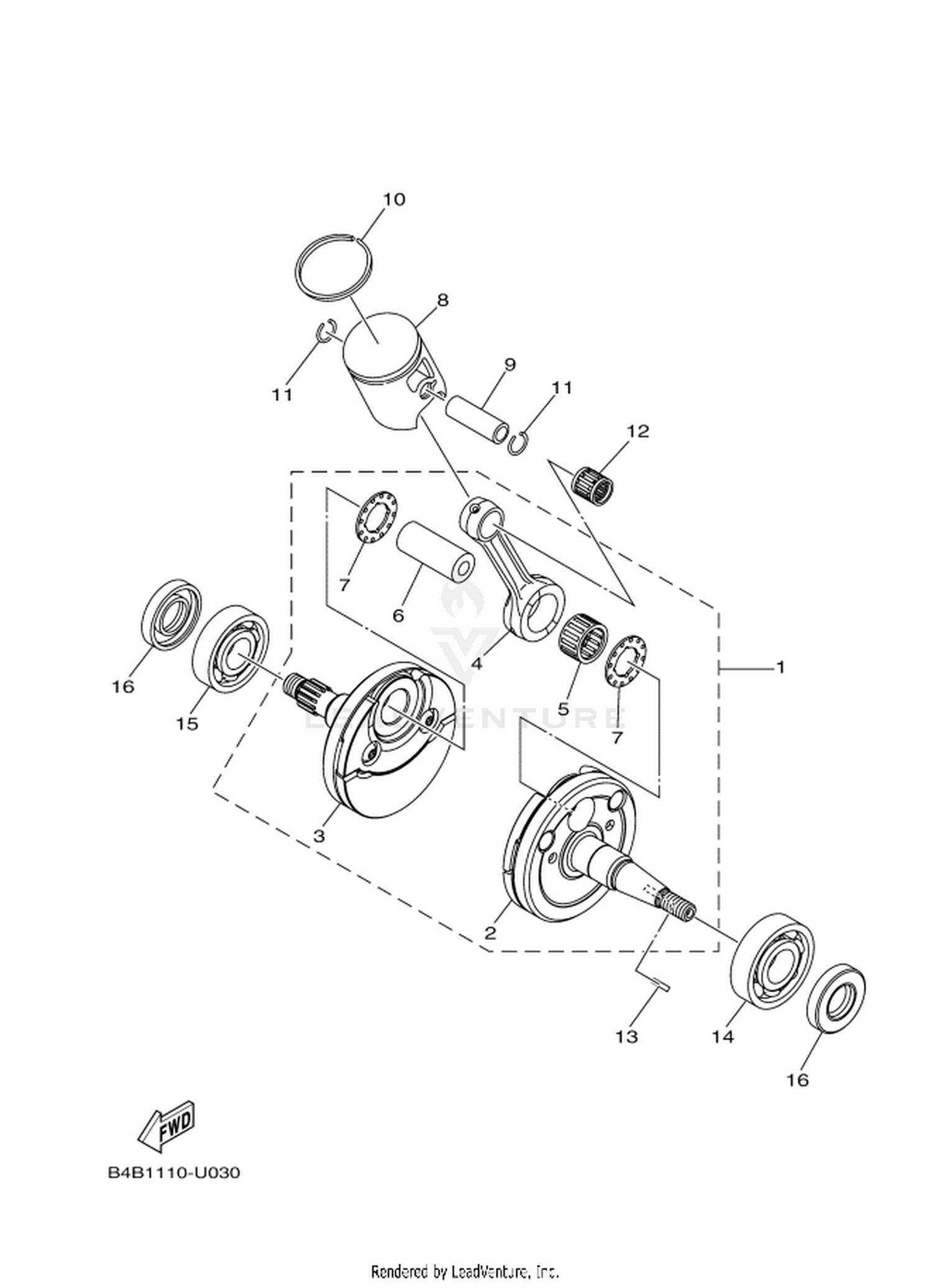 03 CRANKSHAFT  PISTON