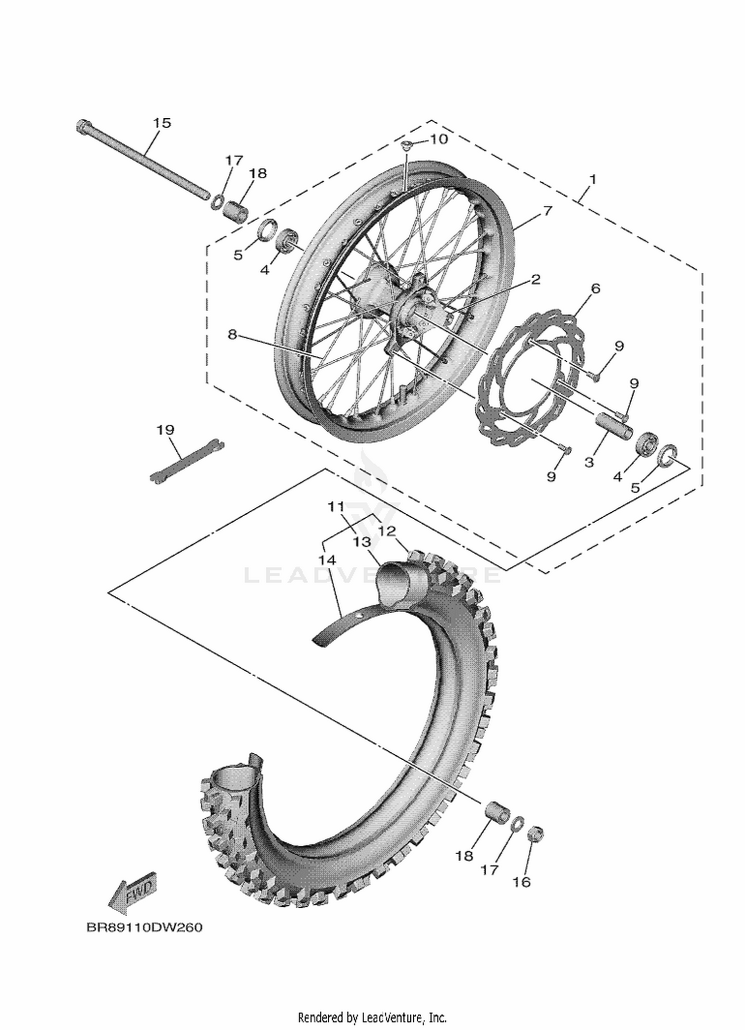 28 FRONT WHEEL