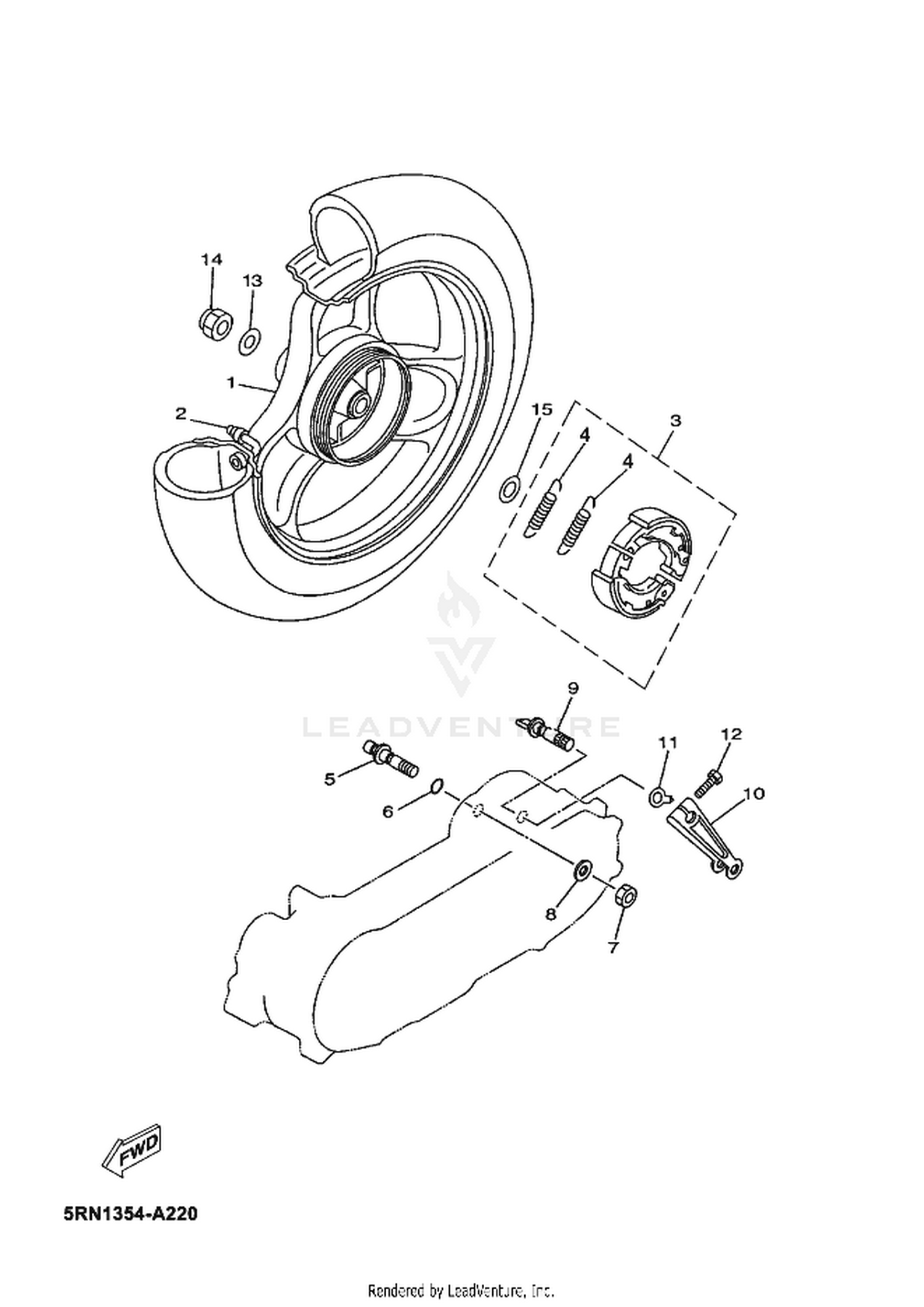 22 REAR WHEEL