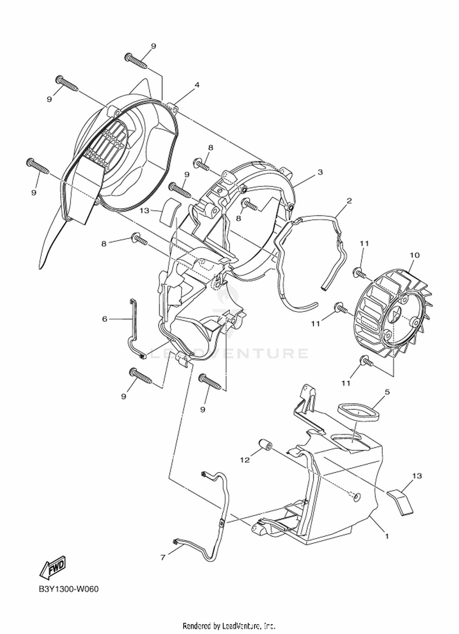06 AIR SHROUD & FAN