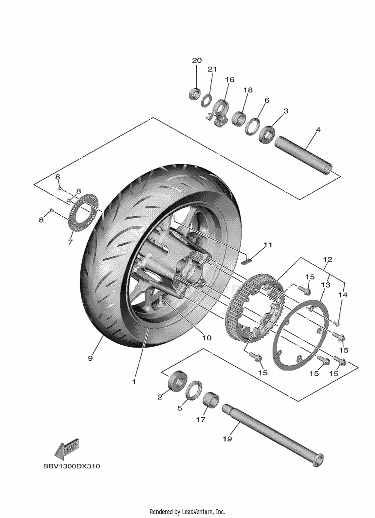 31 REAR WHEEL