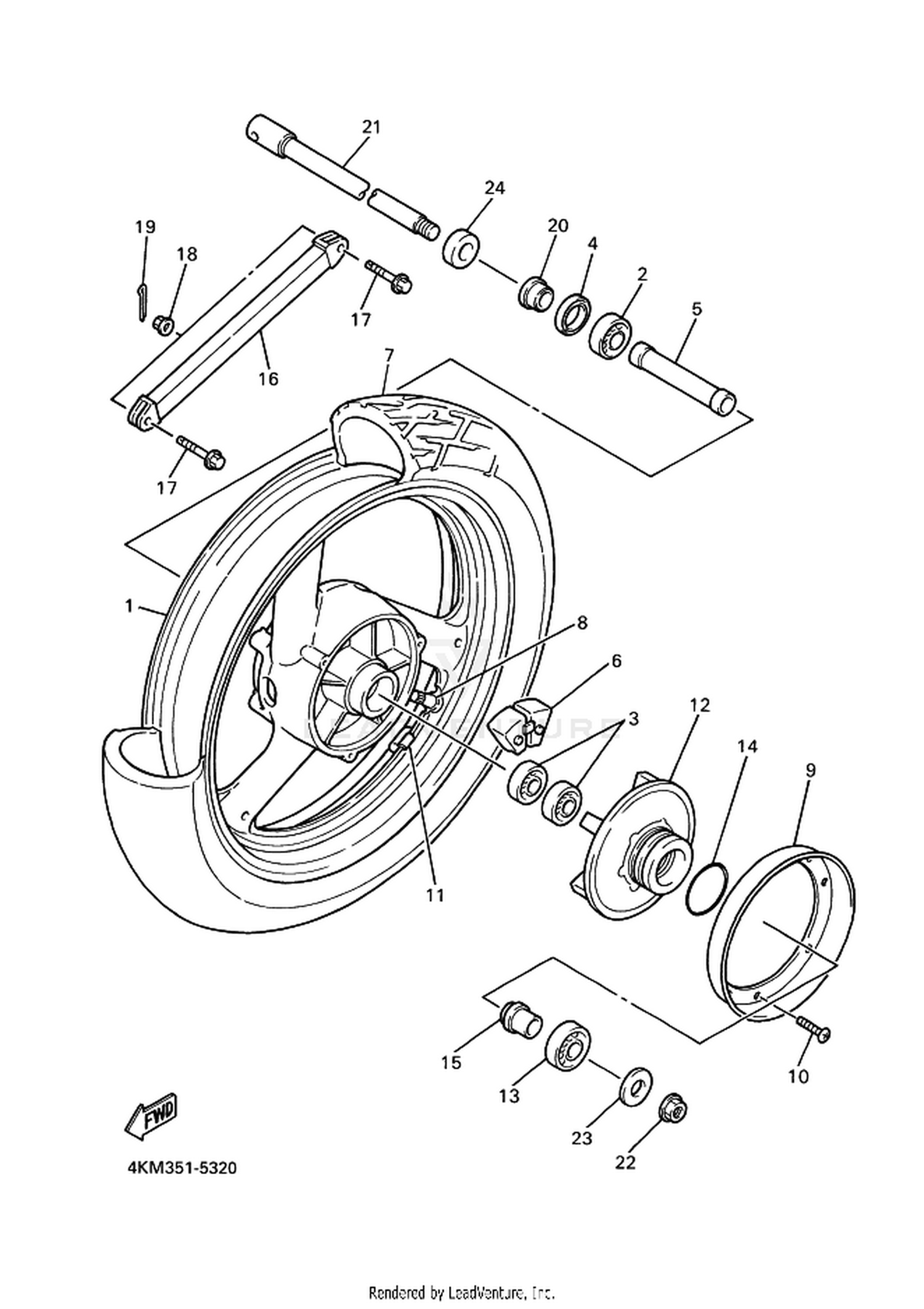 32 REAR WHEEL