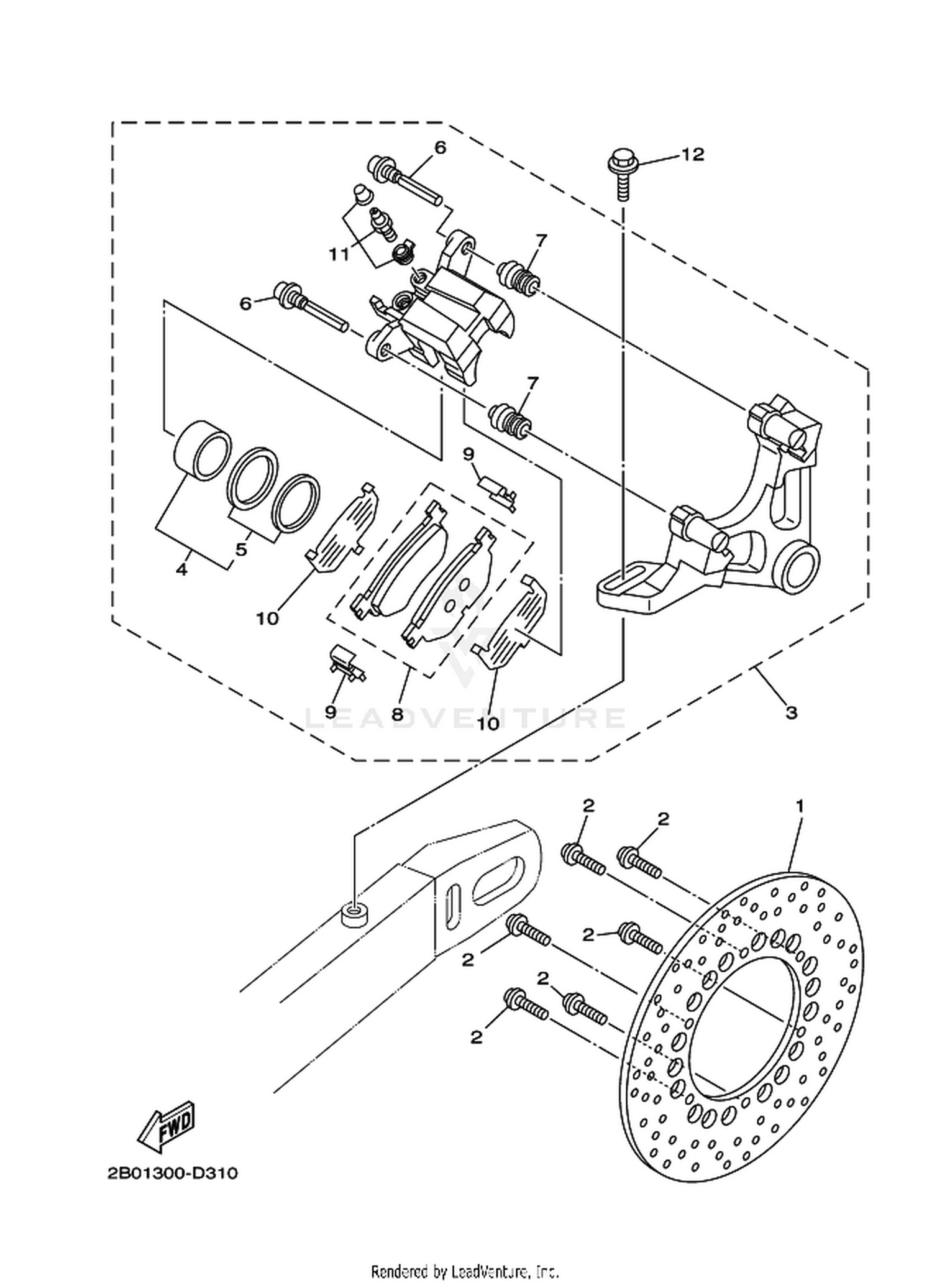 31 REAR BRAKE CALIPER