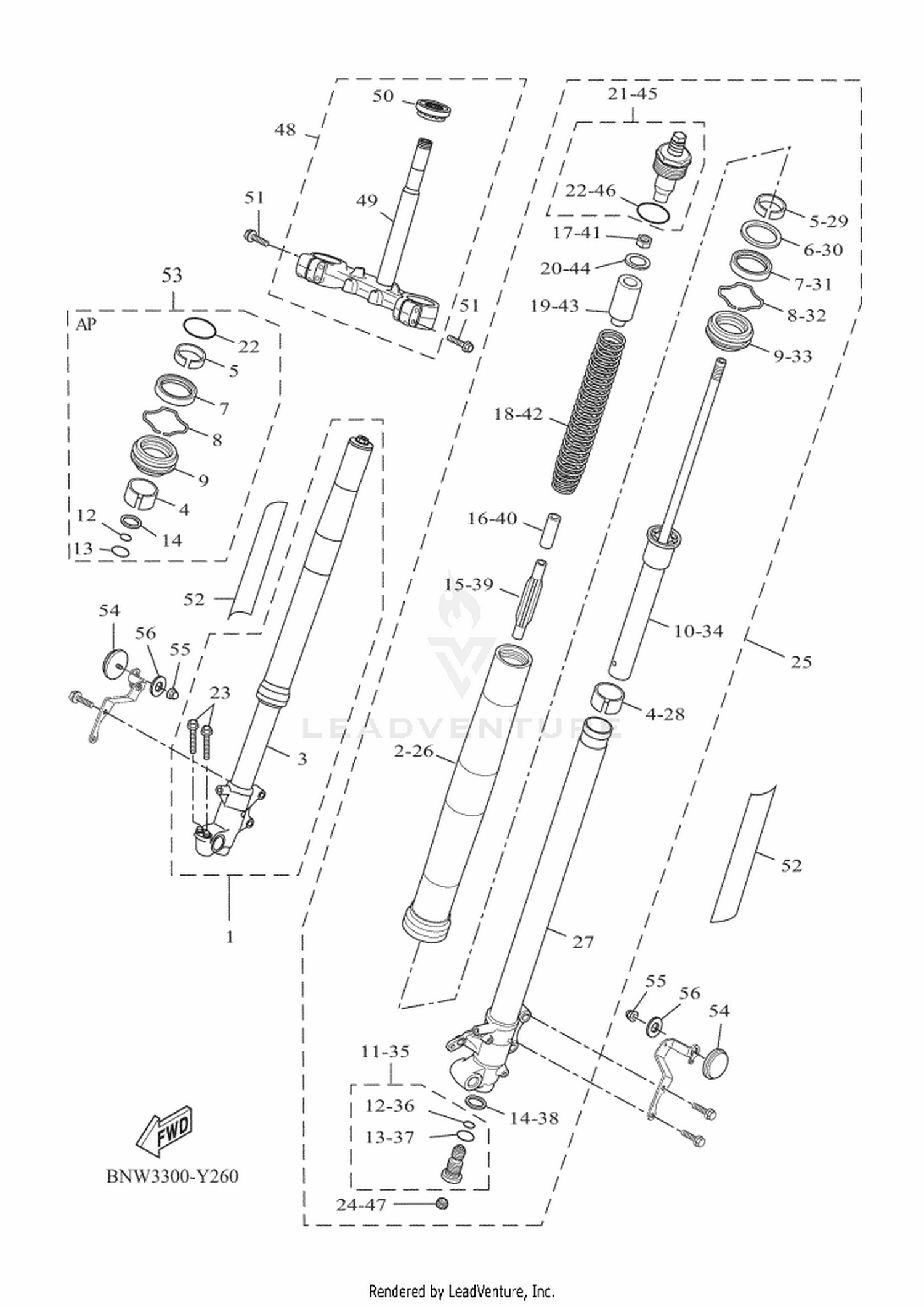 26 FRONT FORK