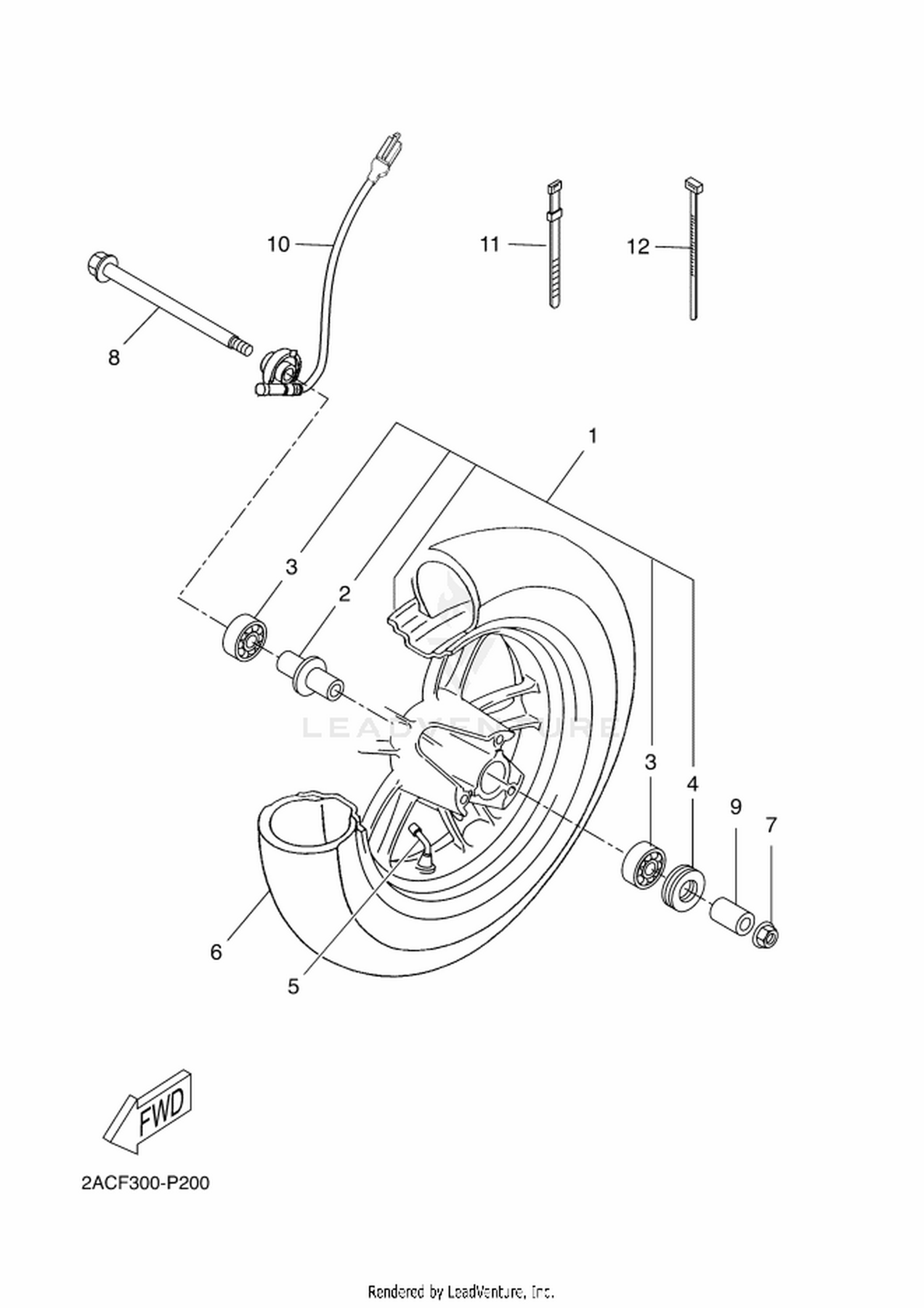 20 FRONT WHEEL