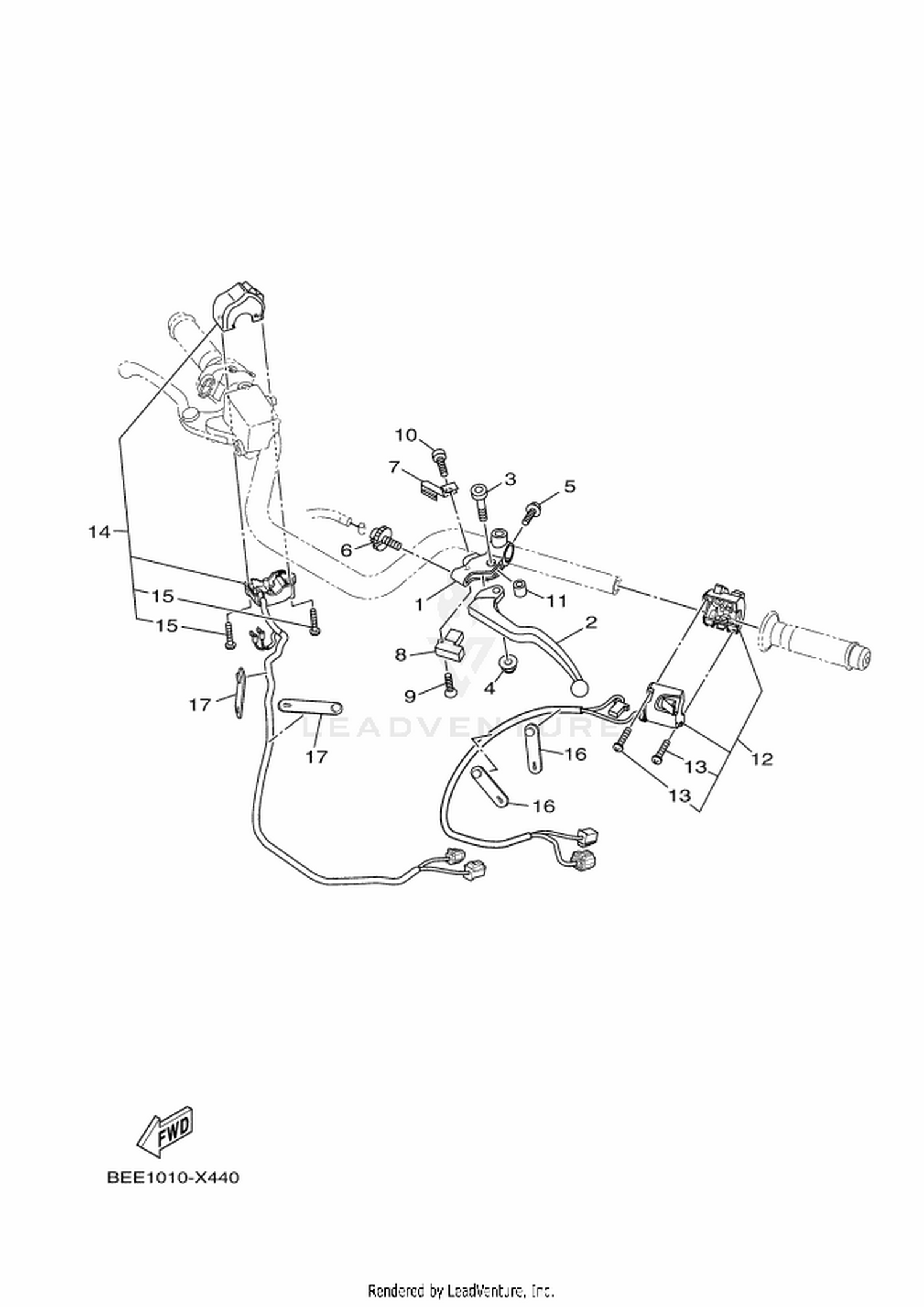 45 HANDLE SWITCH & LEVER