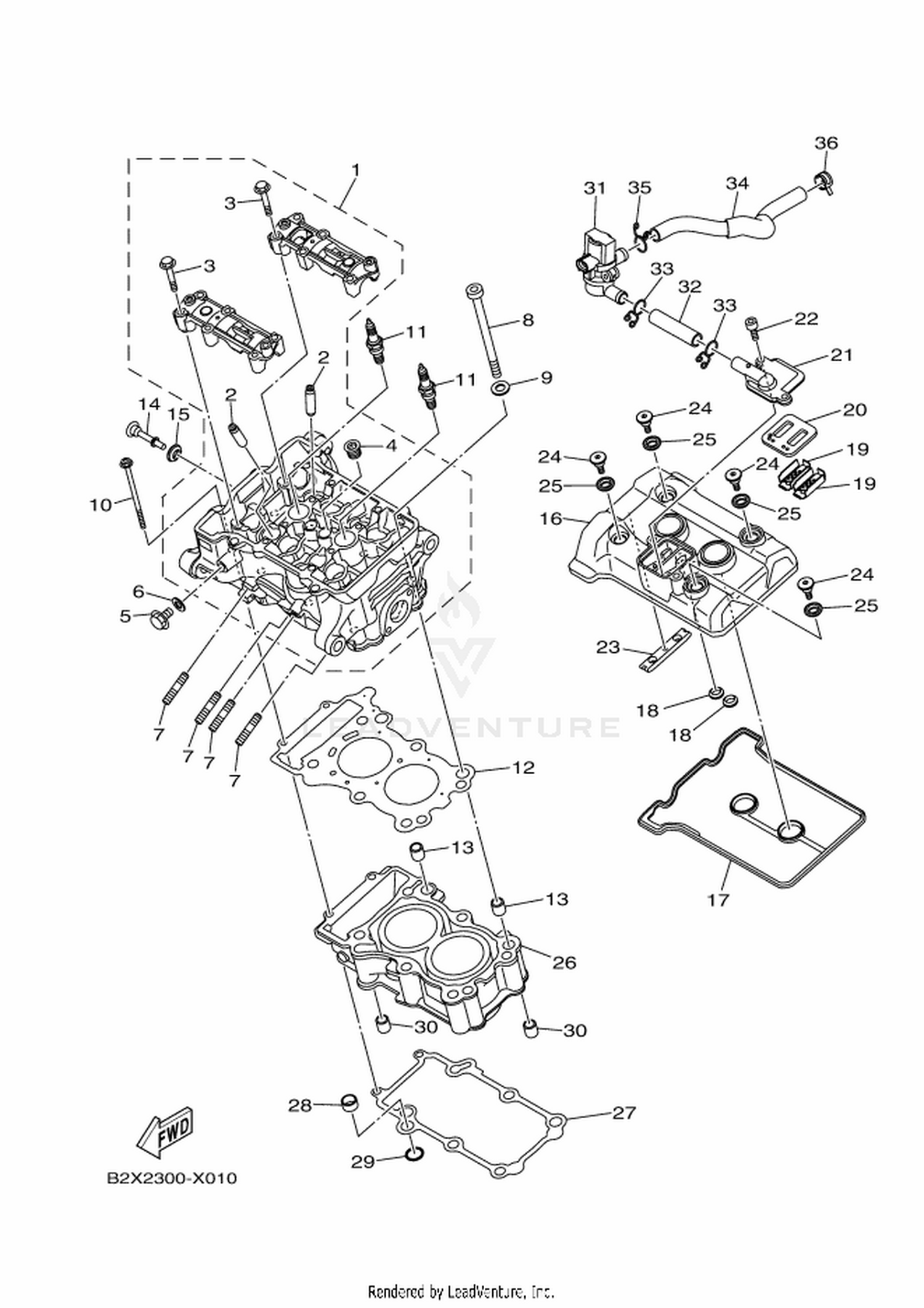 01 CYLINDER HEAD