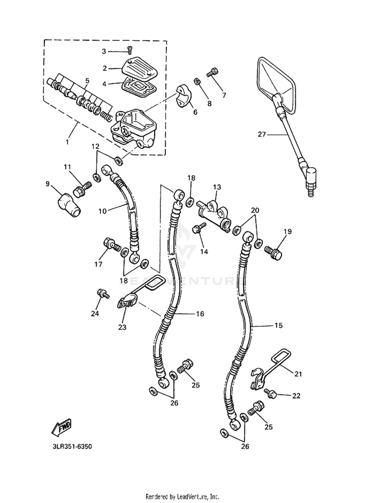 35 FRONT MASTER CYLINDER