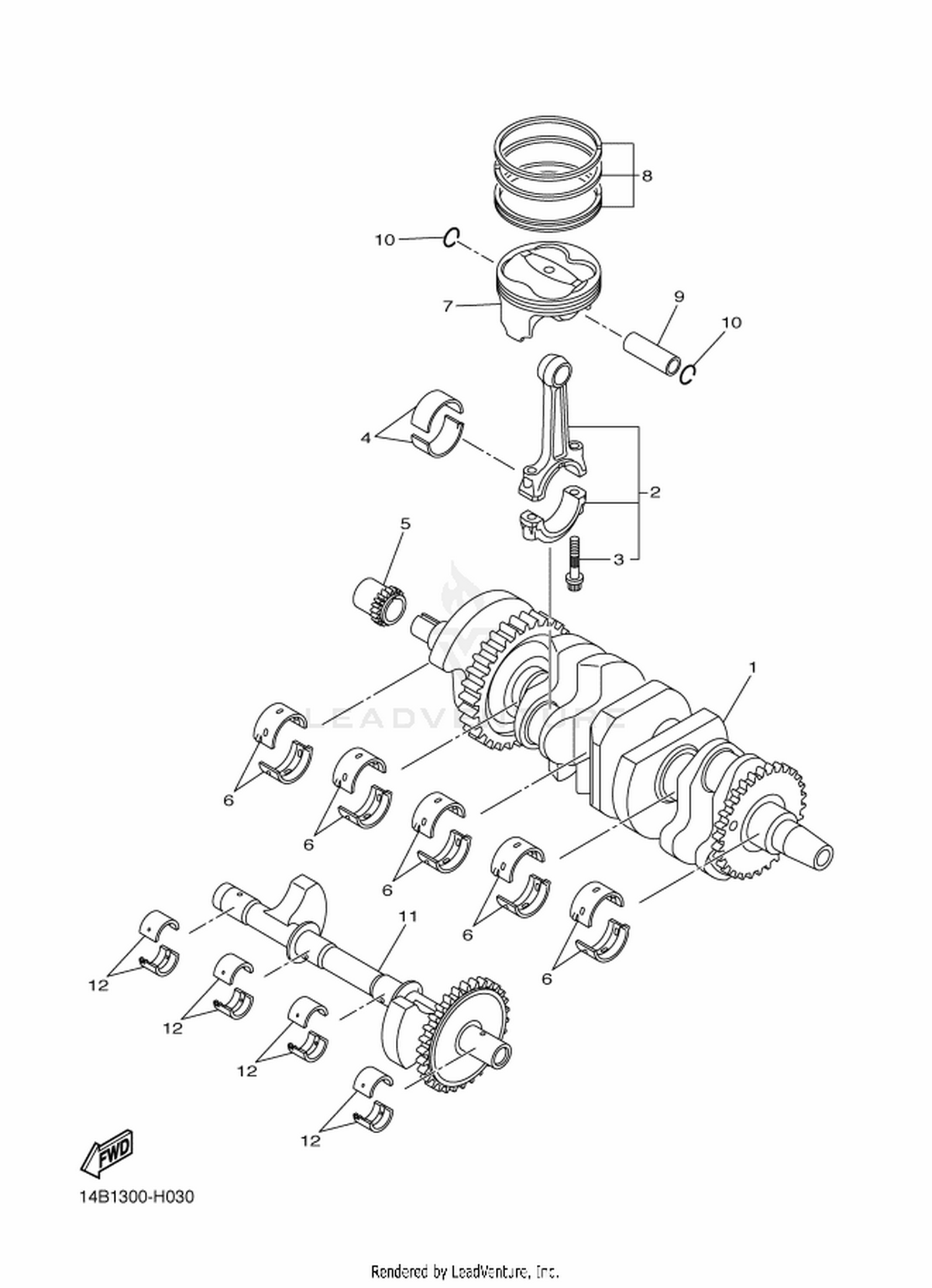 03 CRANKSHAFT  PISTON