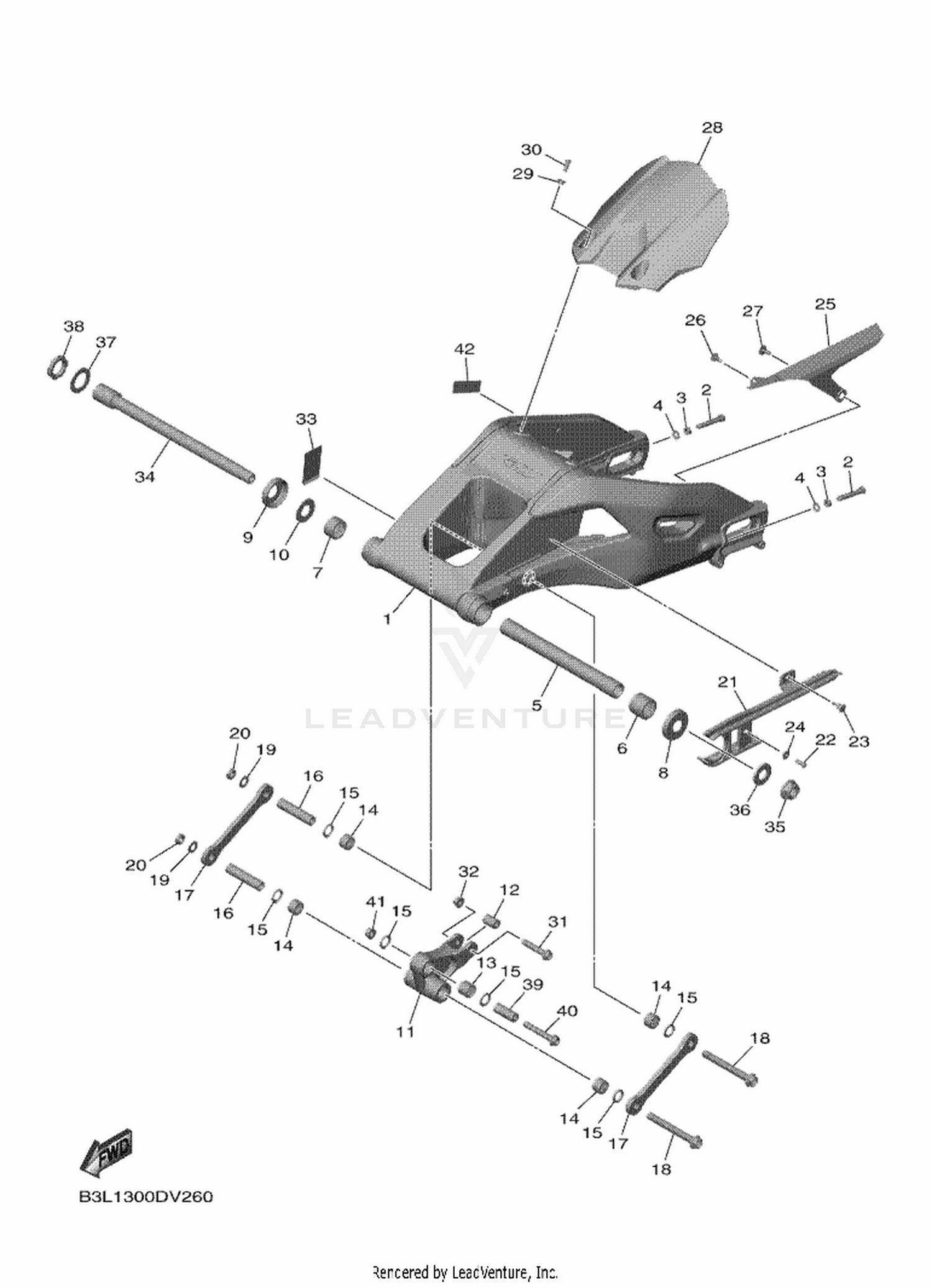 27 REAR ARM