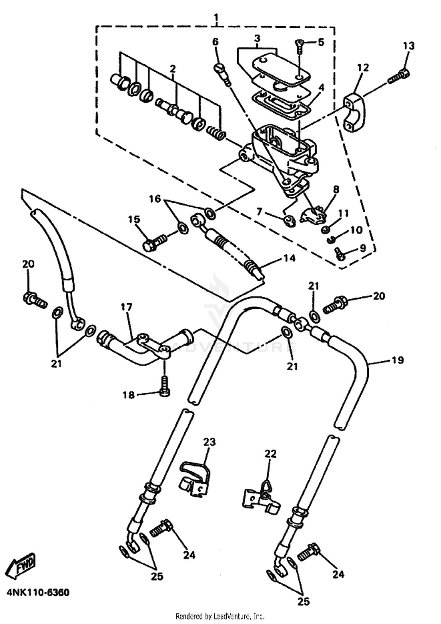 35 FRONT MASTER CYLINDER