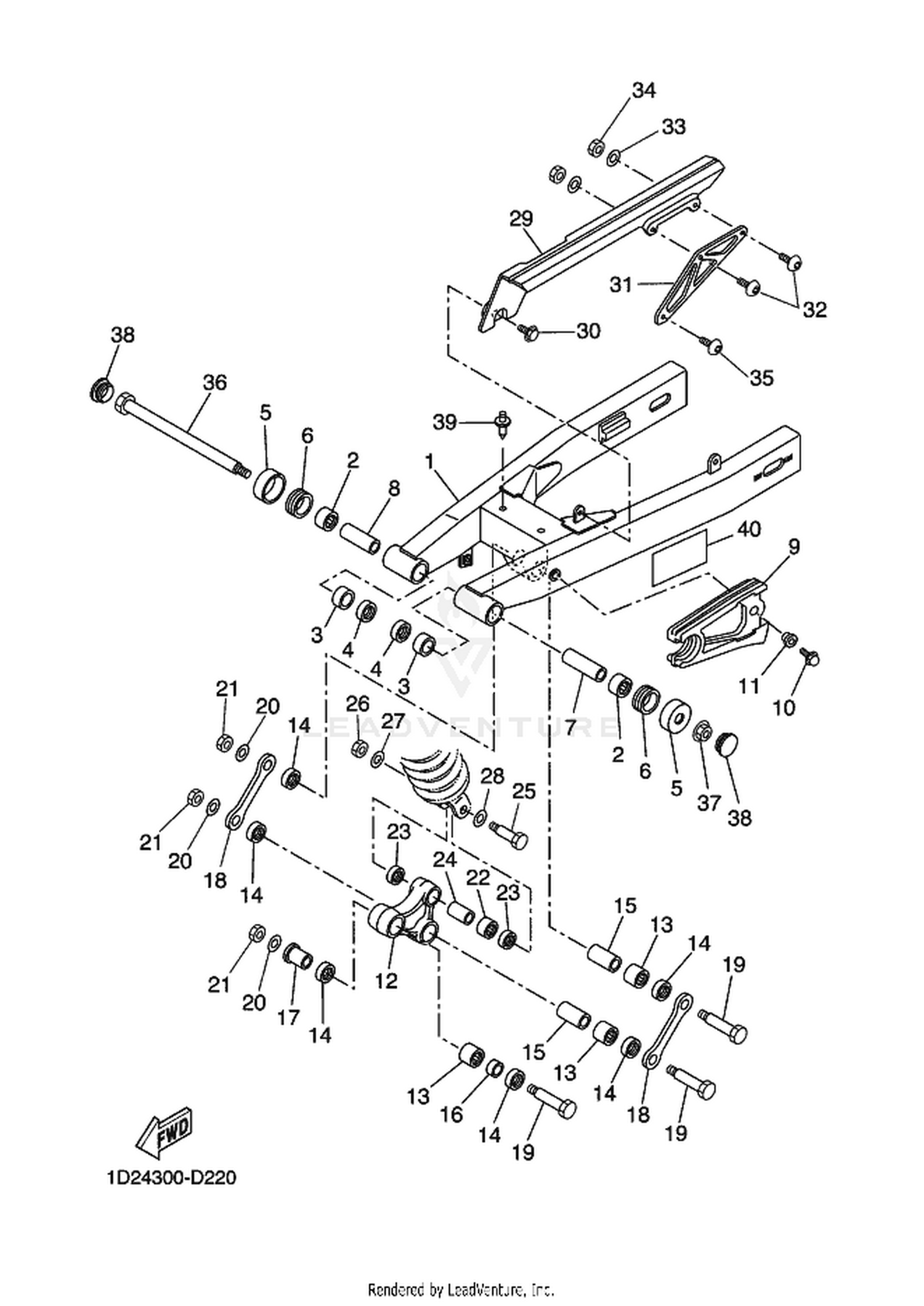 22 REAR ARM