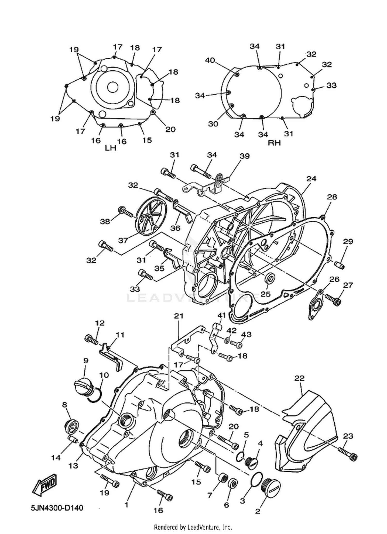 14 CRANKCASE COVER 1