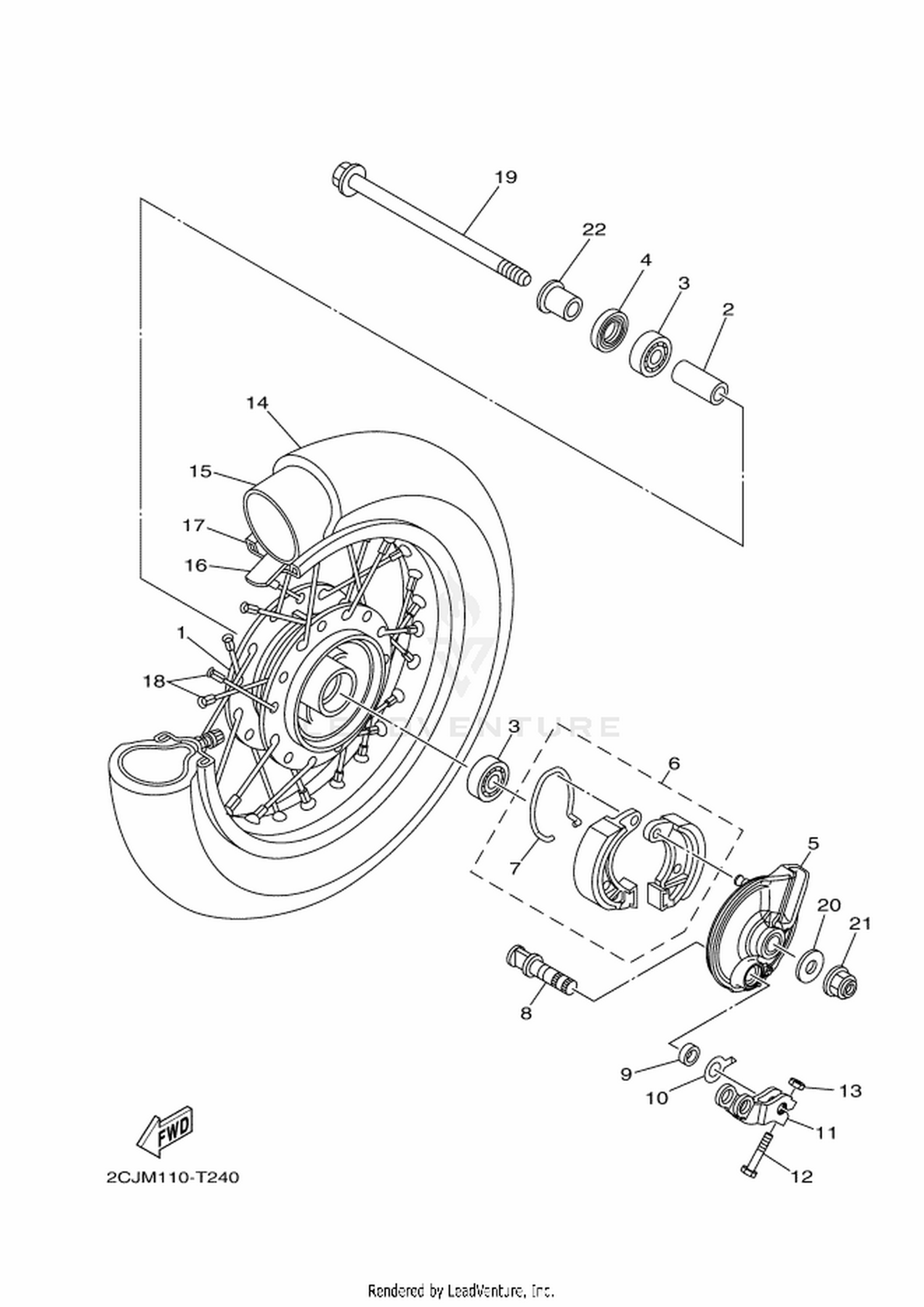 24 FRONT WHEEL