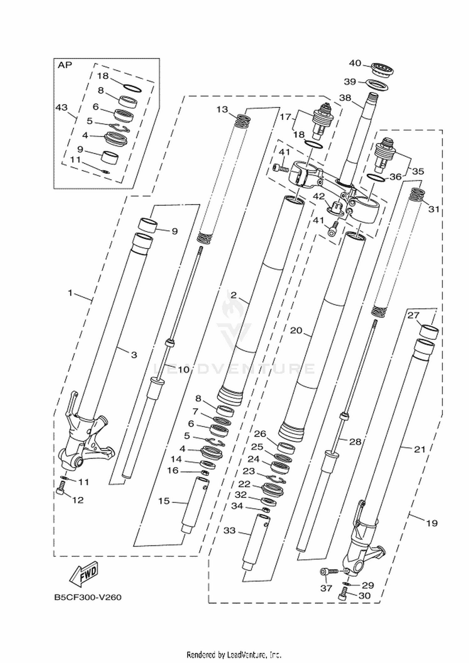 26 FRONT FORK