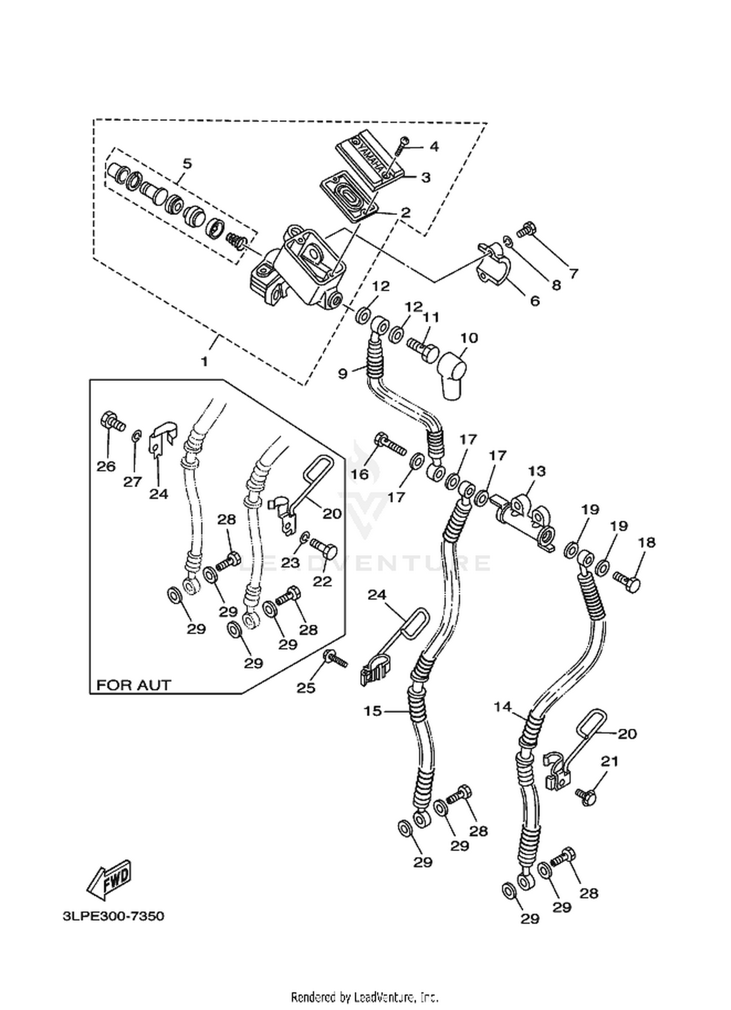 35 FRONT MASTER CYLINDER