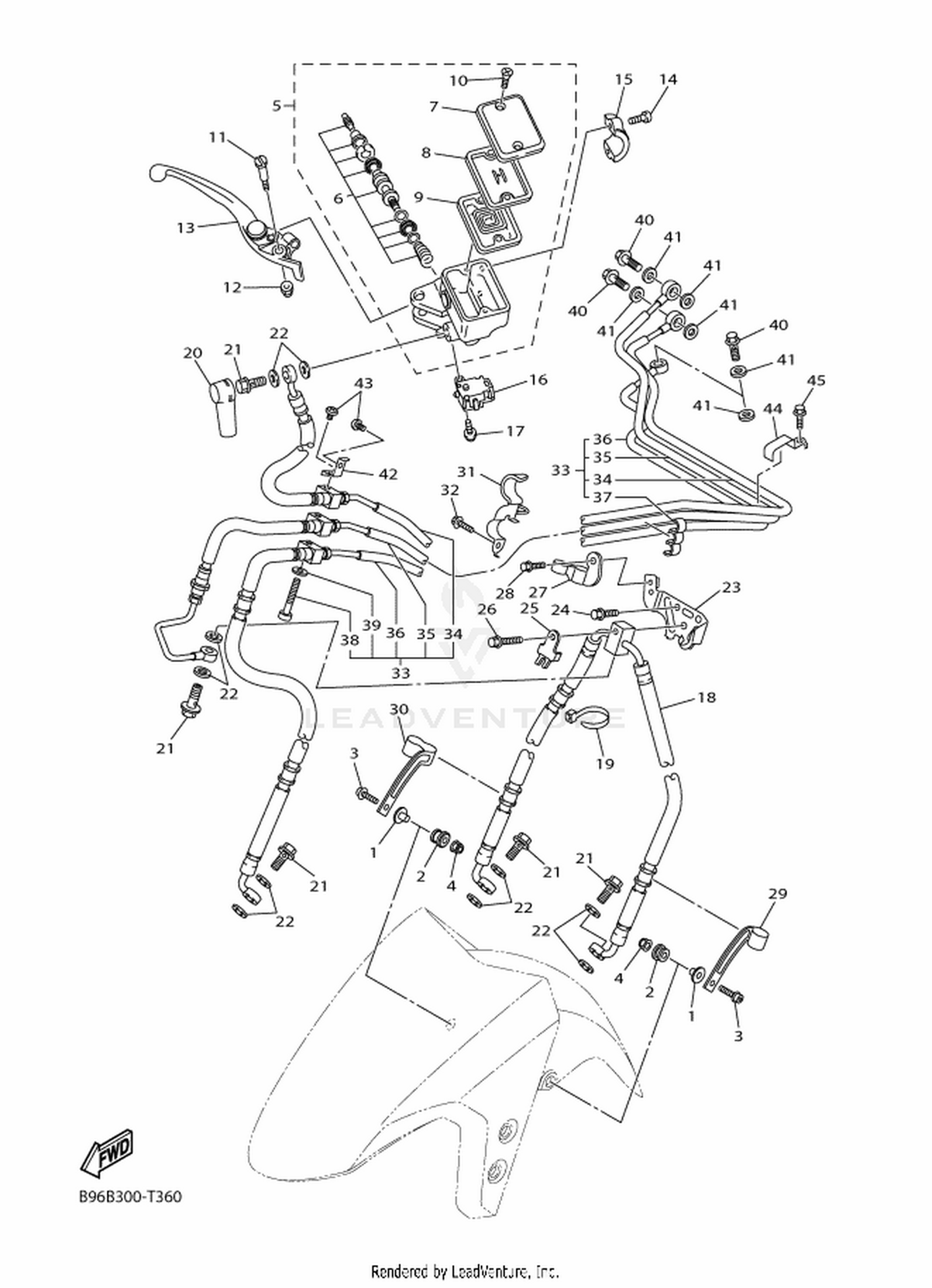 36 FRONT MASTER CYLINDER