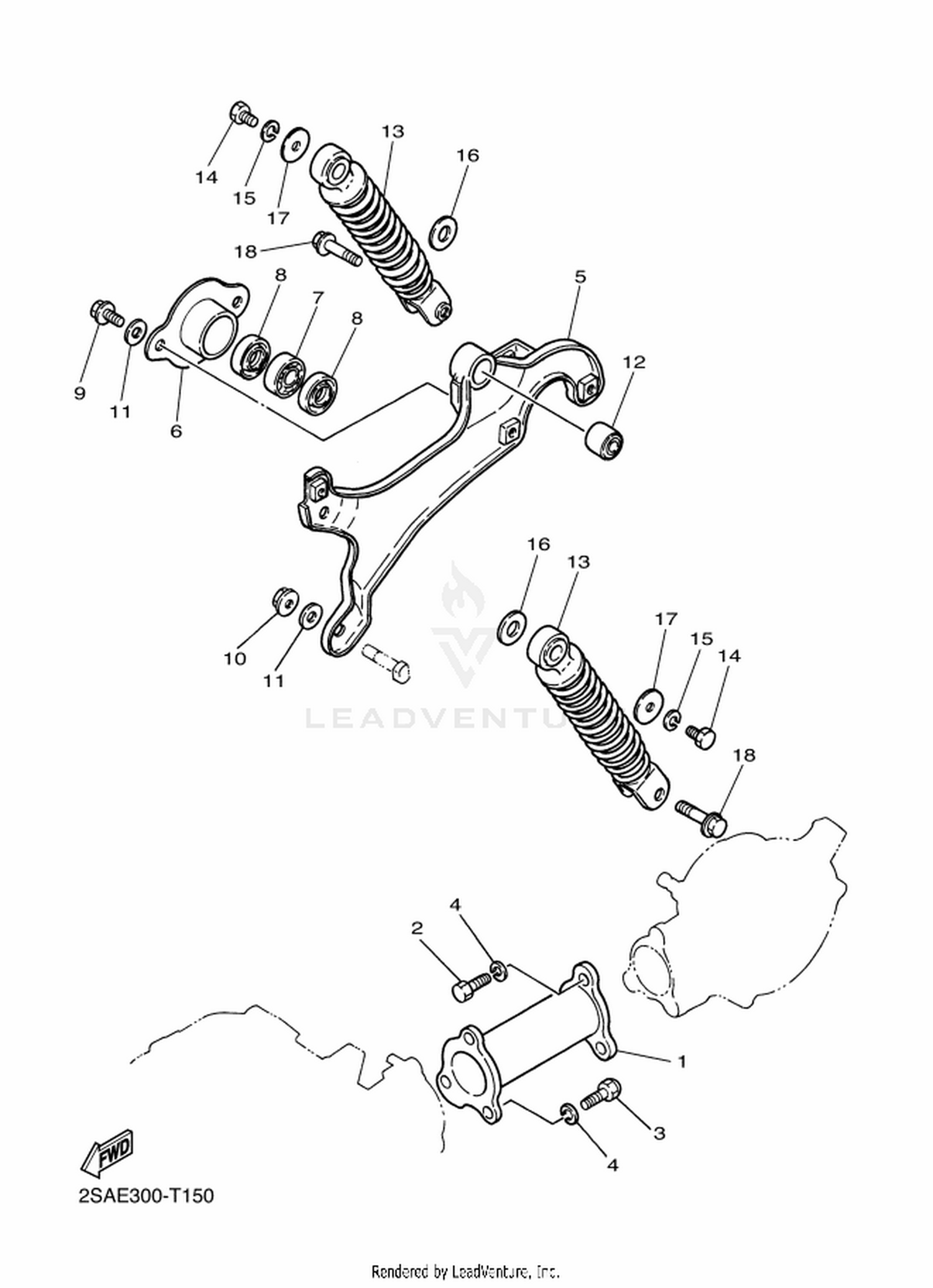 15 REAR ARM  SUSPENSION