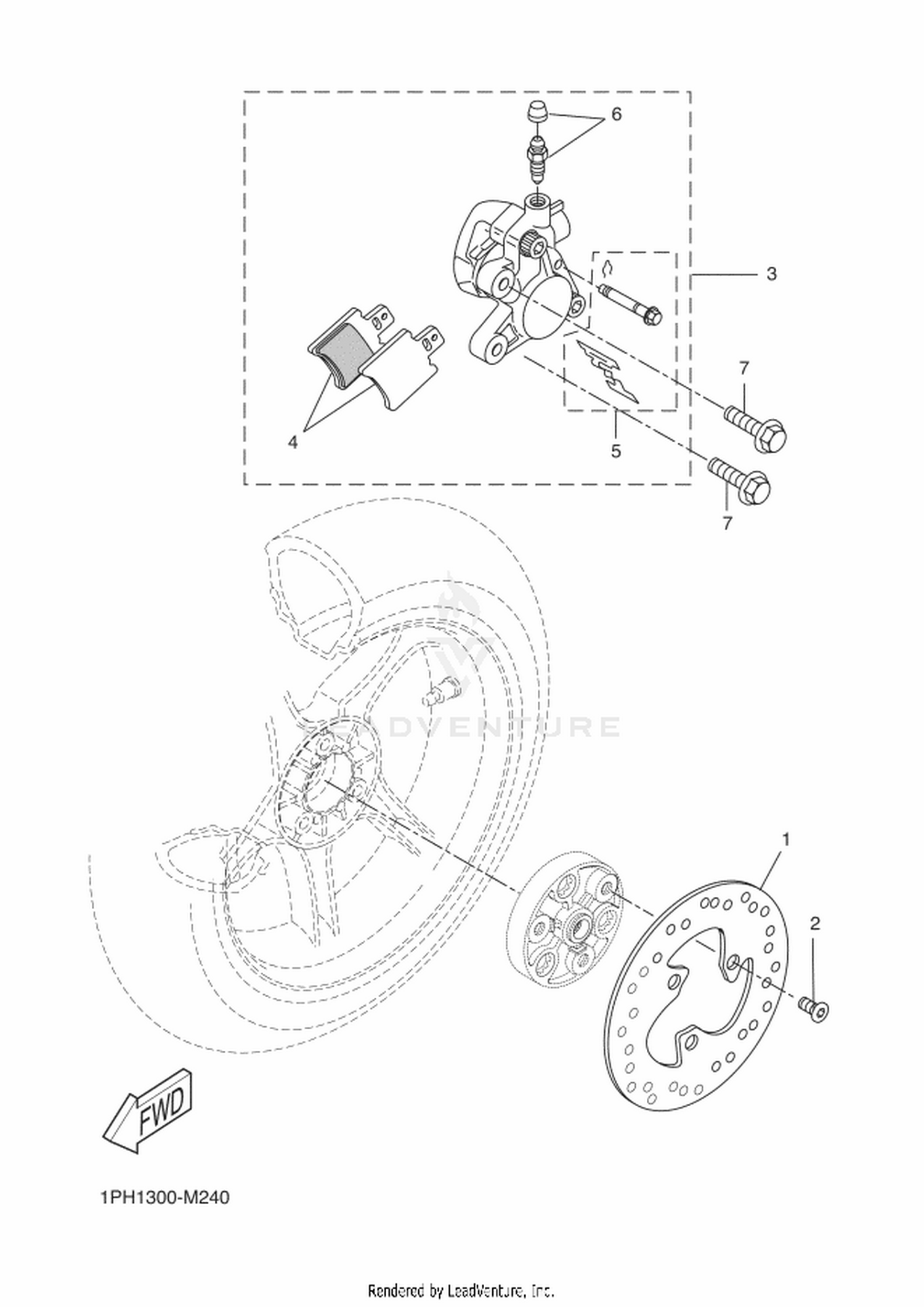 24 REAR BRAKE CALIPER