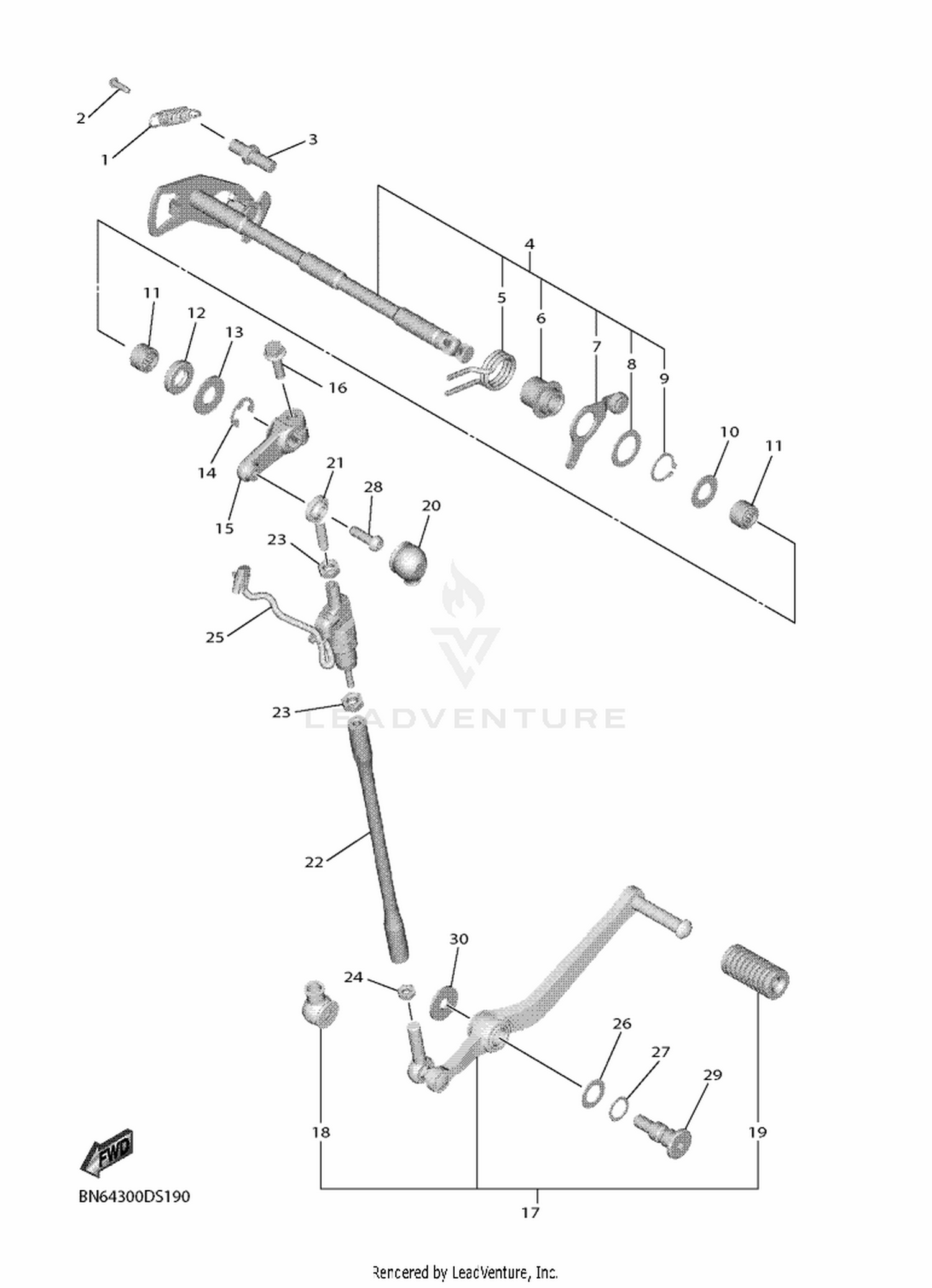 19 SHIFT SHAFT