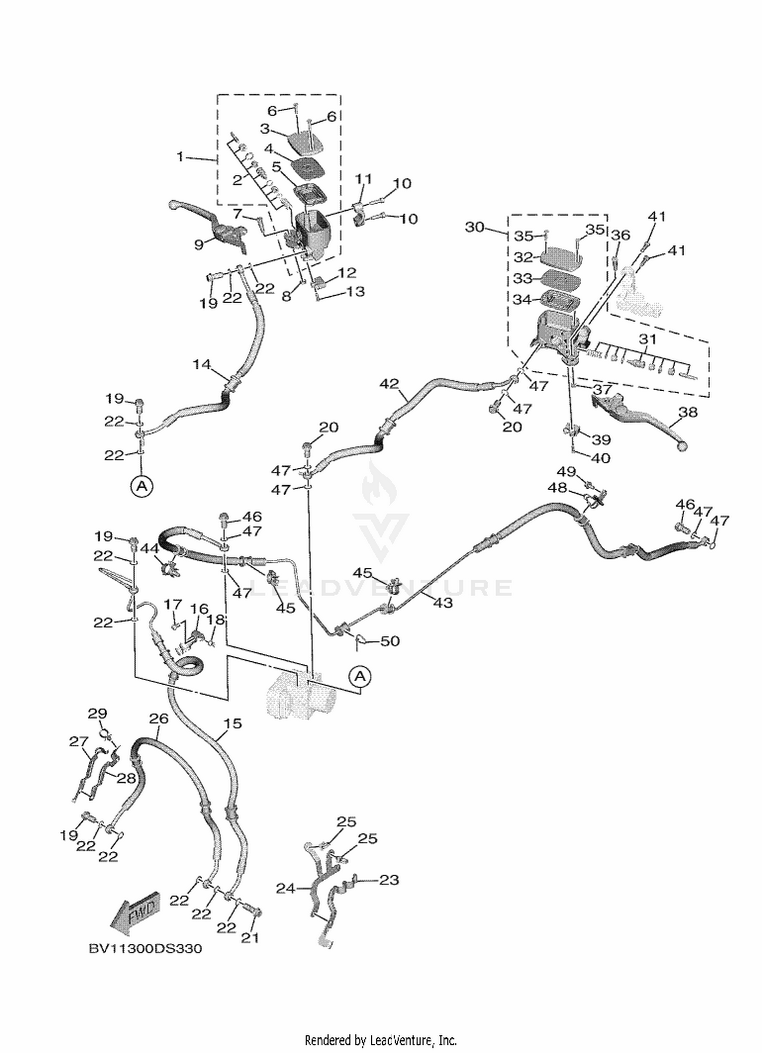 33 FRONT MASTER CYLINDER