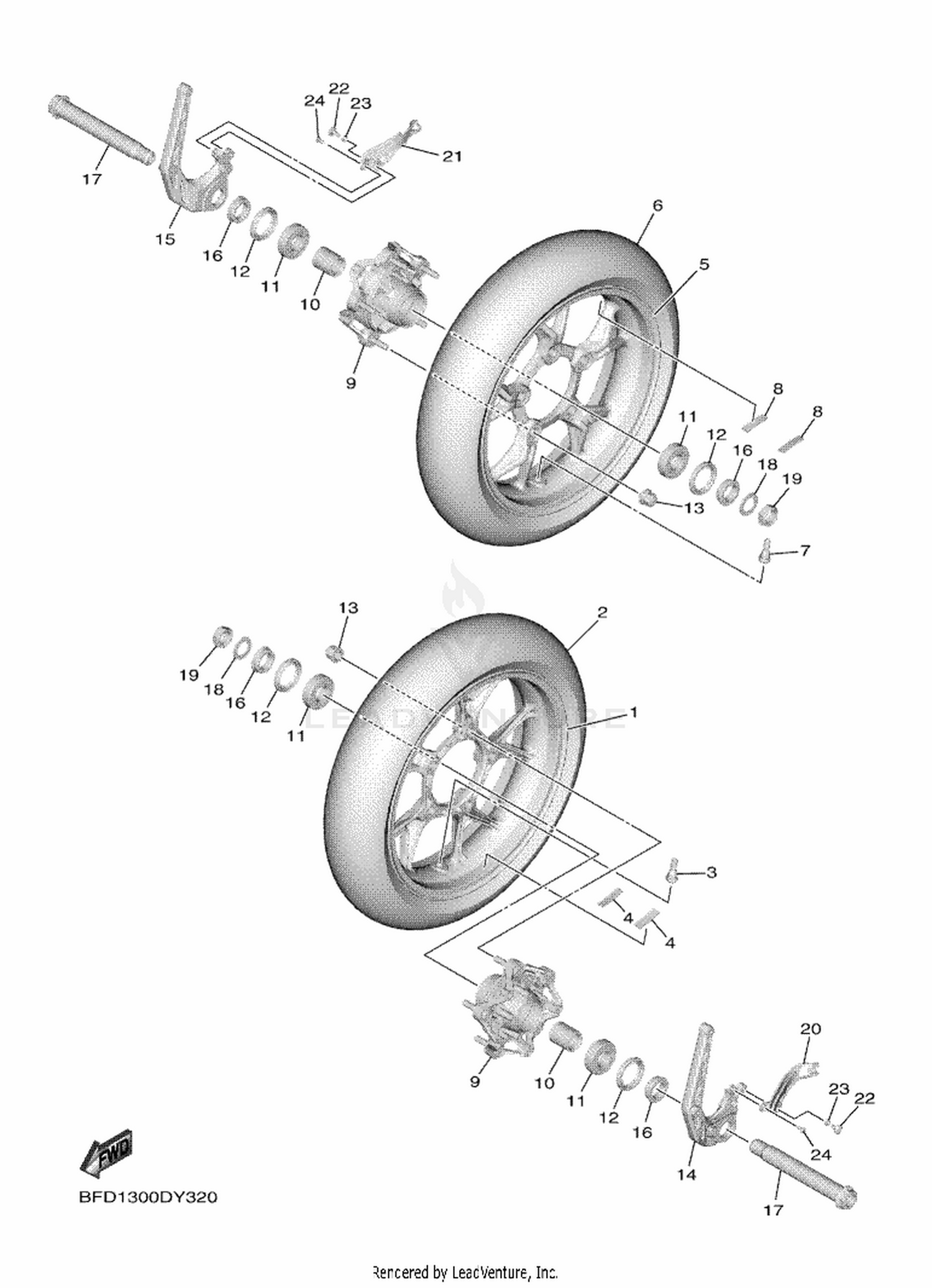 32 FRONT WHEEL