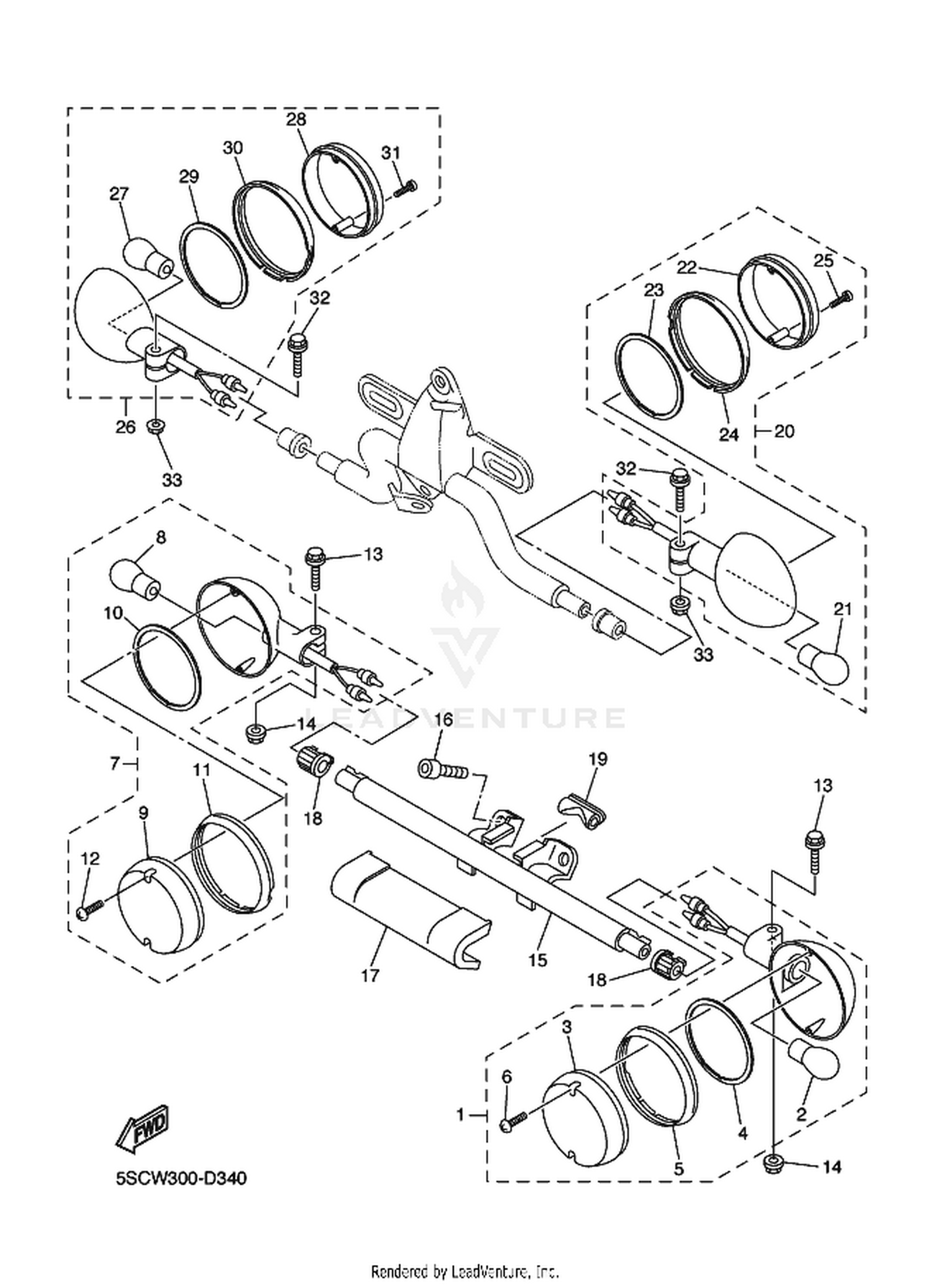 34 FLASHER LIGHT