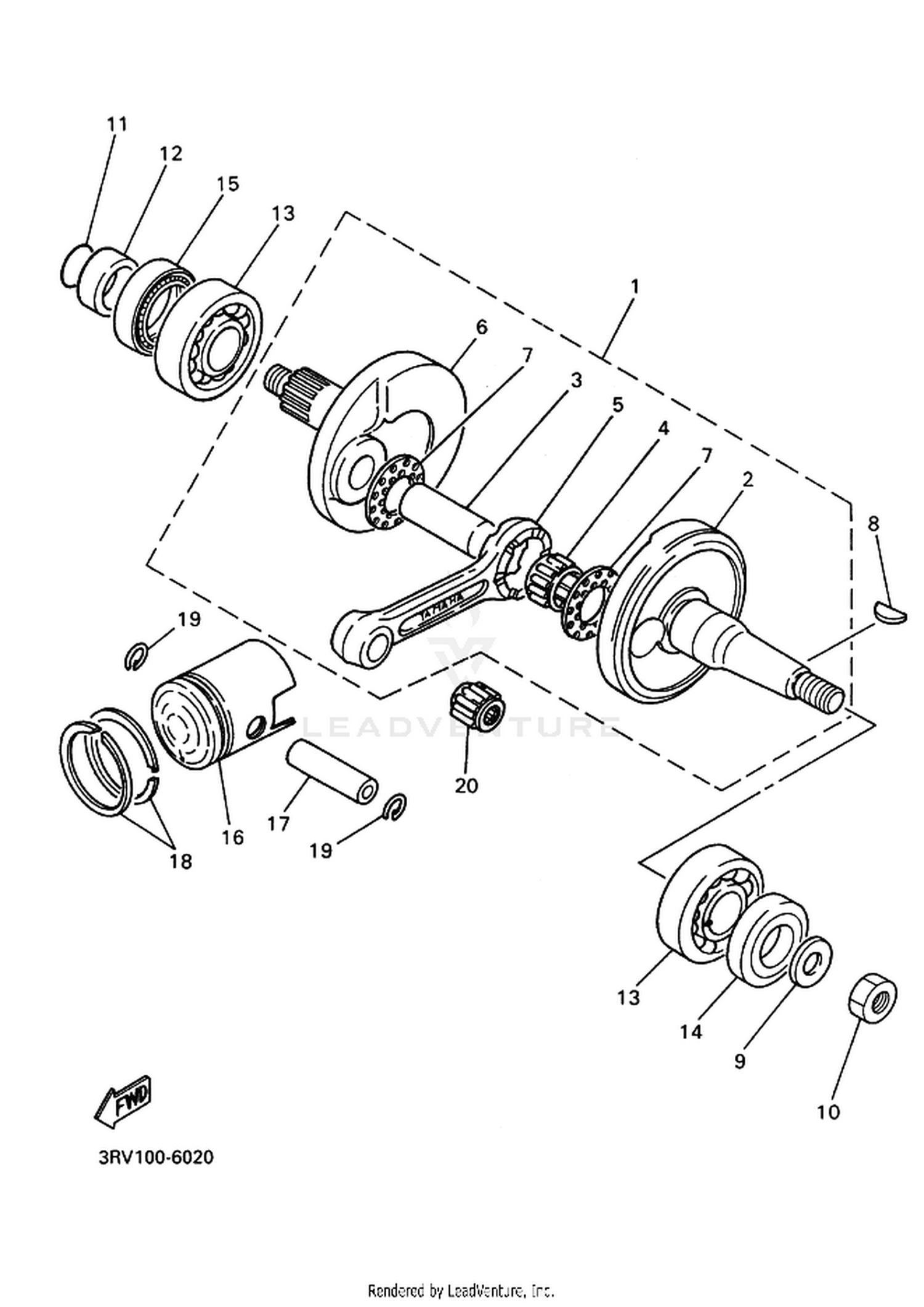 02 CRANKSHAFT  PISTON
