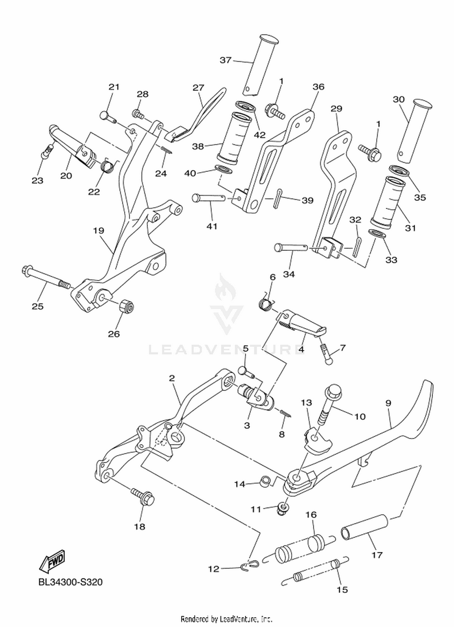 32 STAND  FOOTREST