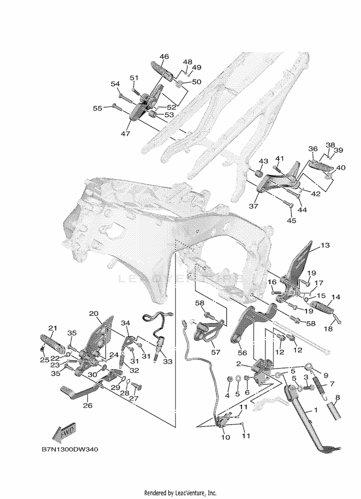 35 STAND & FOOTREST