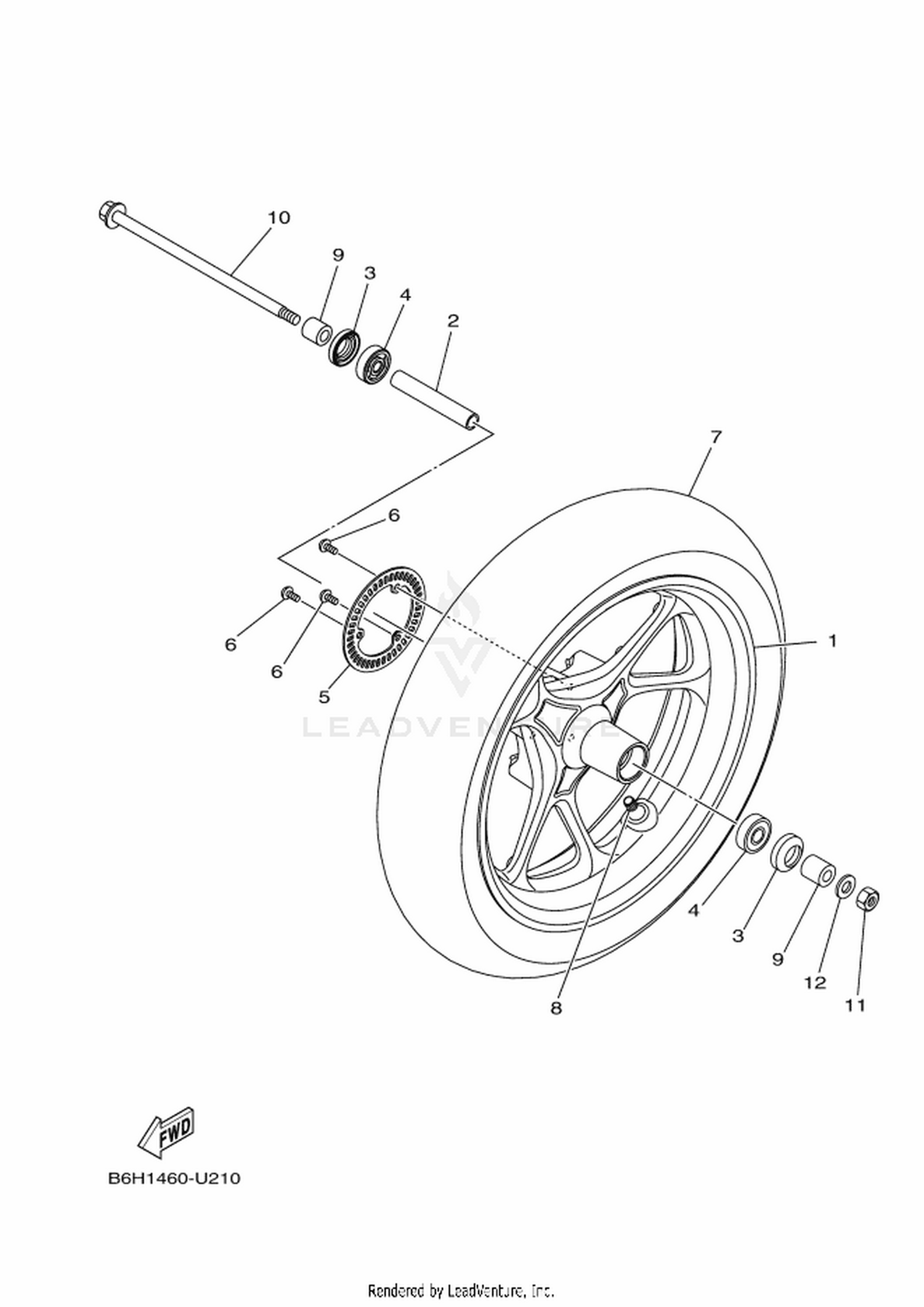 22 FRONT WHEEL