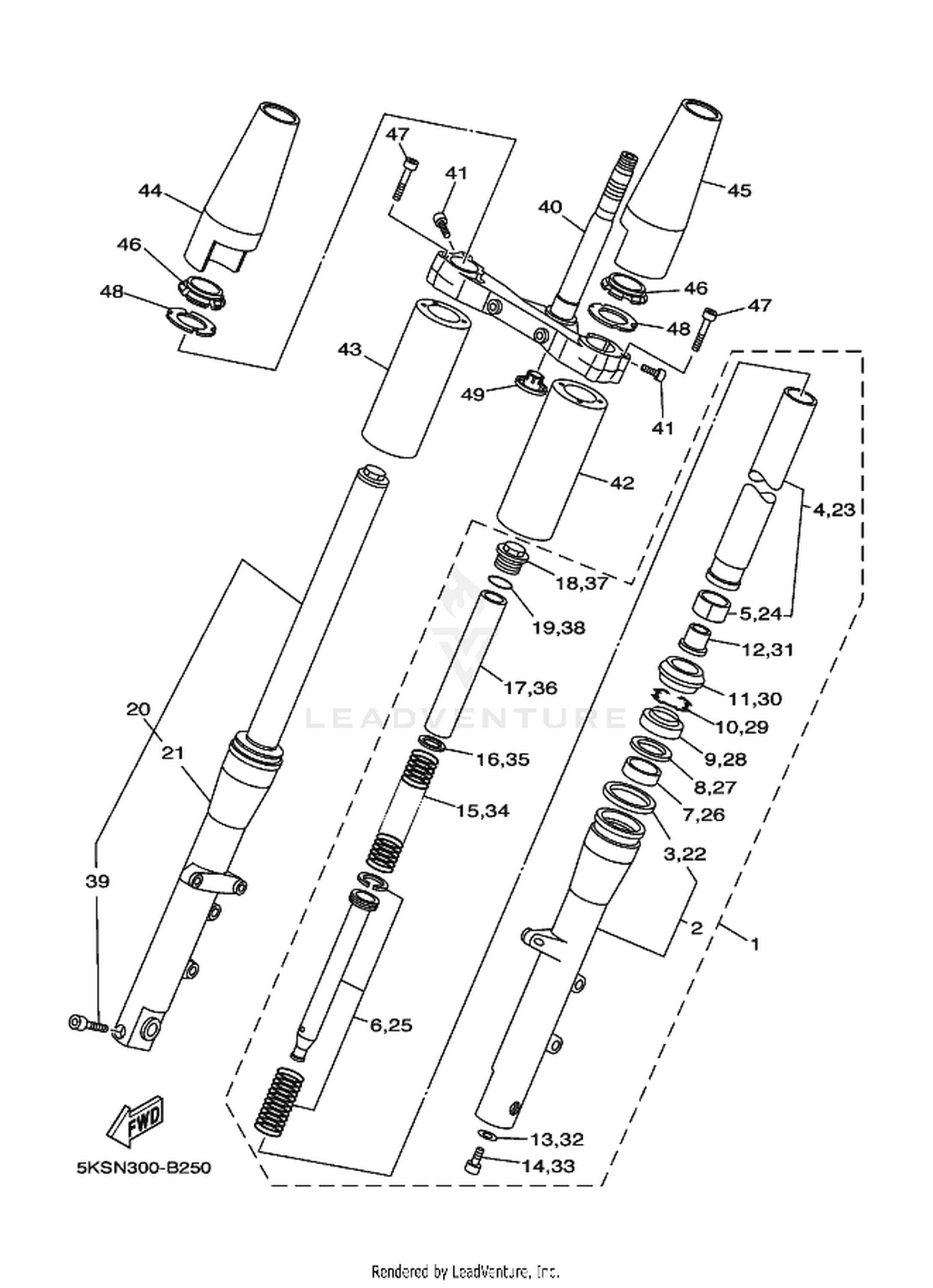 25 FRONT FORK