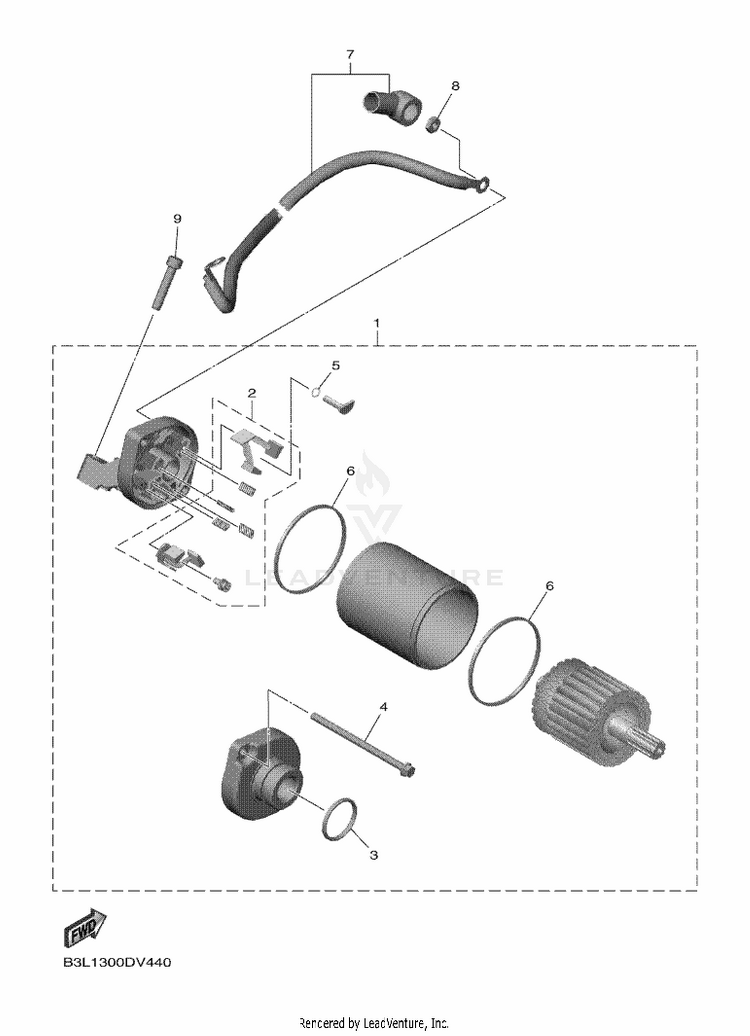 45 STARTING MOTOR