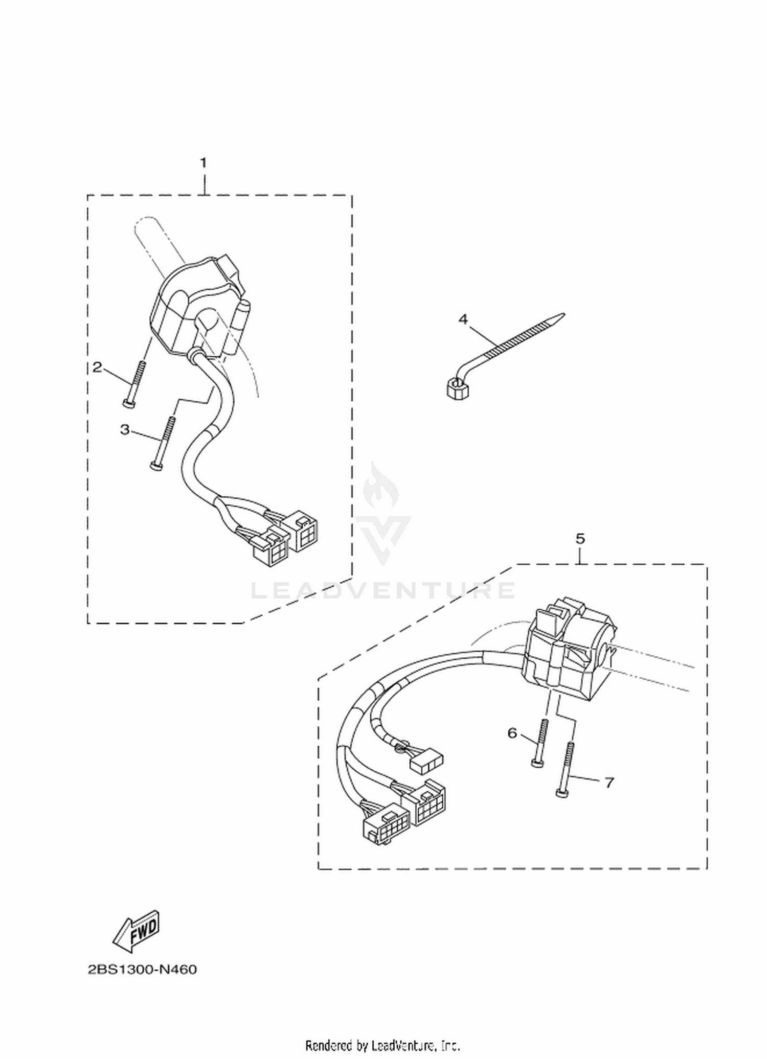 46 HANDLE SWITCH  LEVER