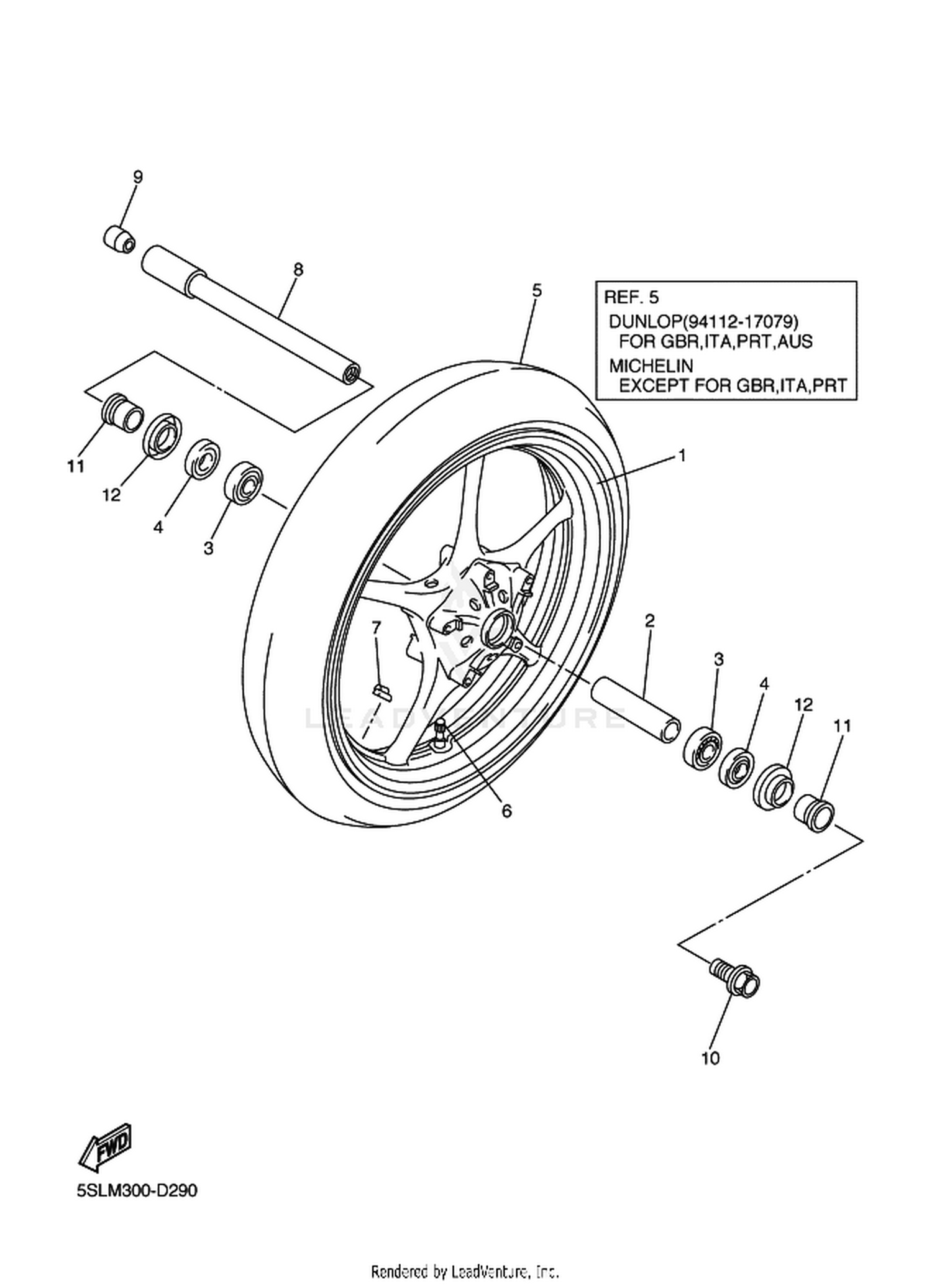29 FRONT WHEEL