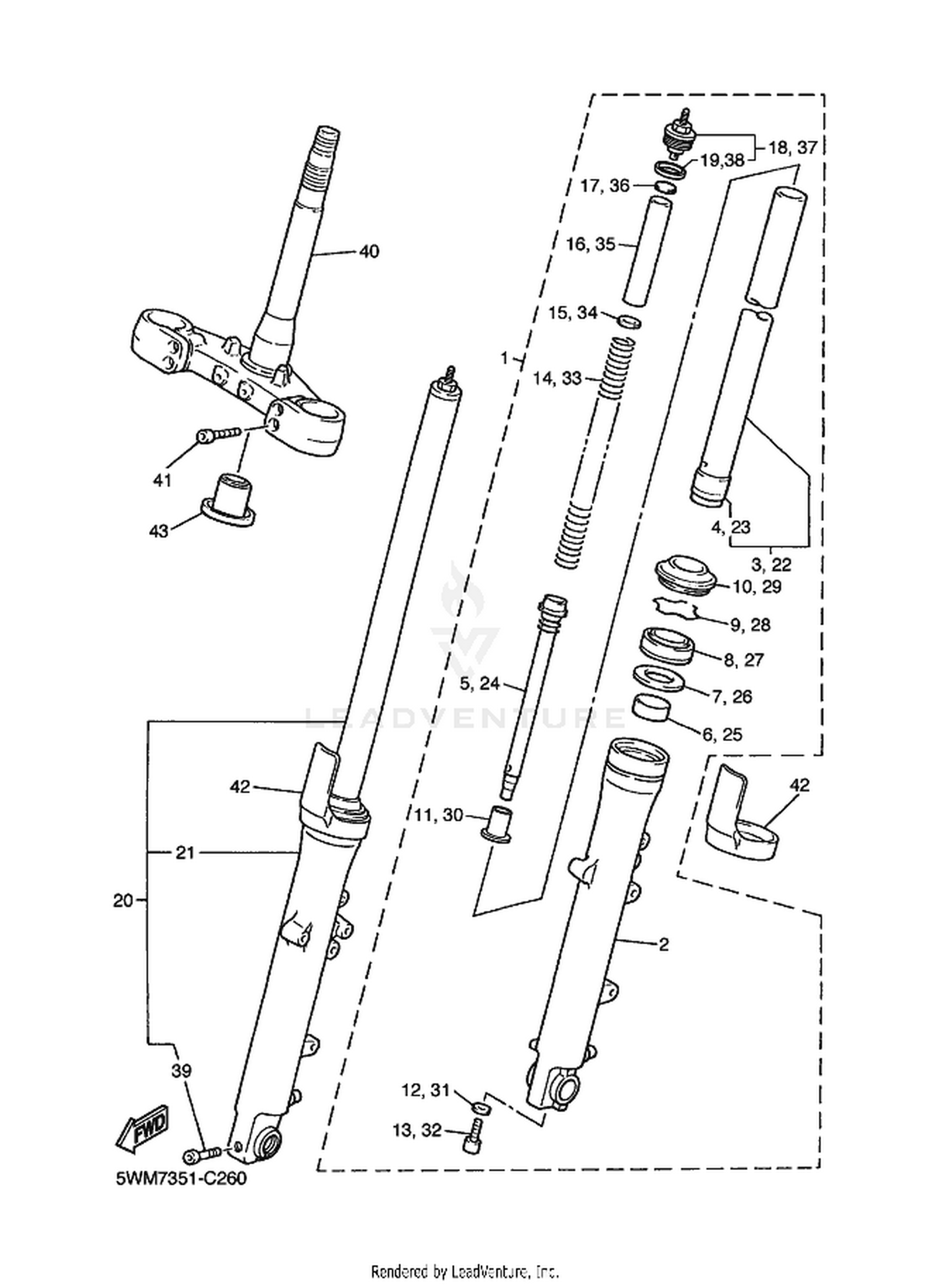 26 FRONT FORK