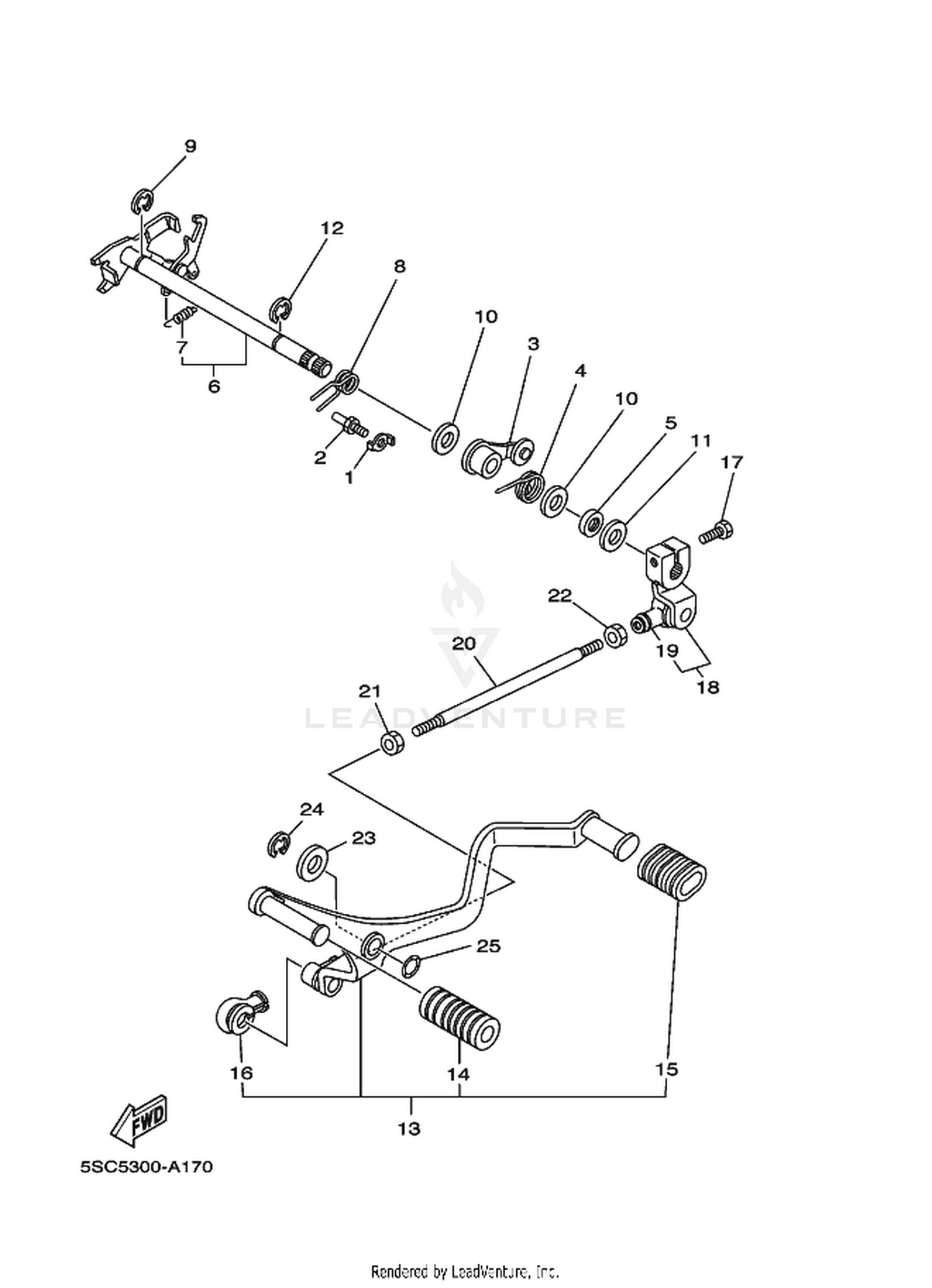 17 SHIFT SHAFT