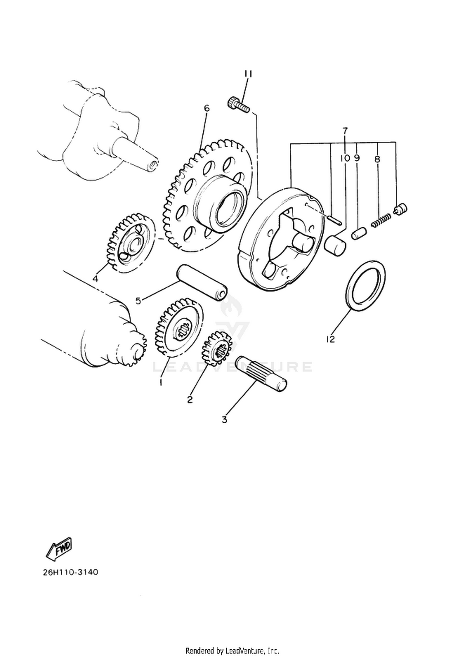 14 STARTER CLUTCH