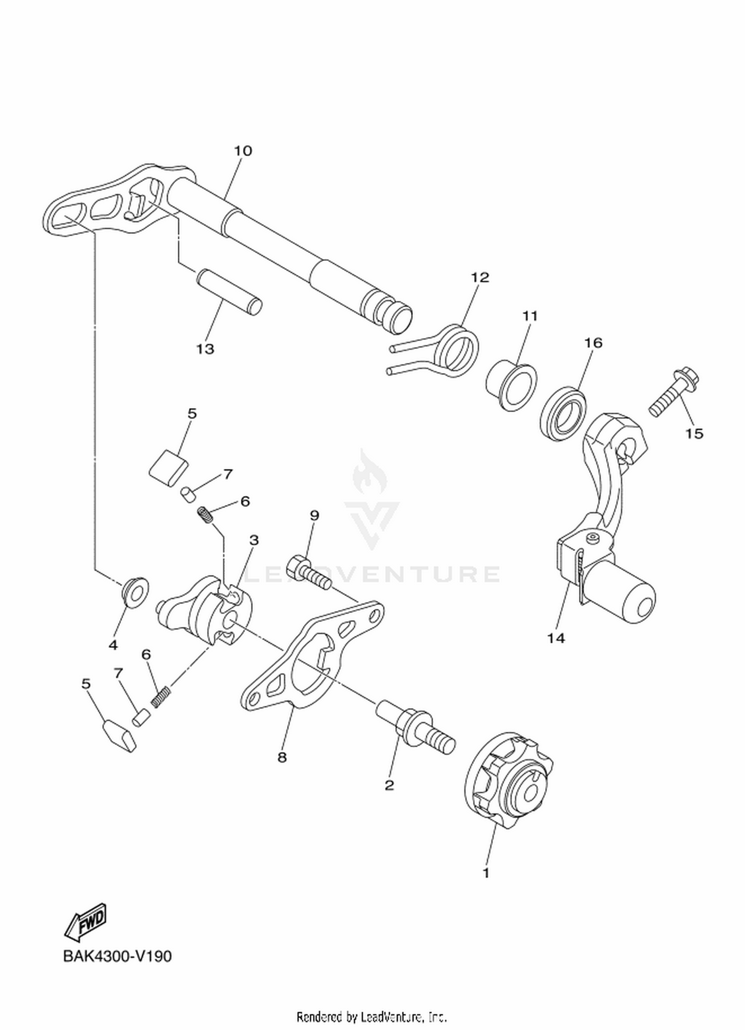 22 SHIFT SHAFT