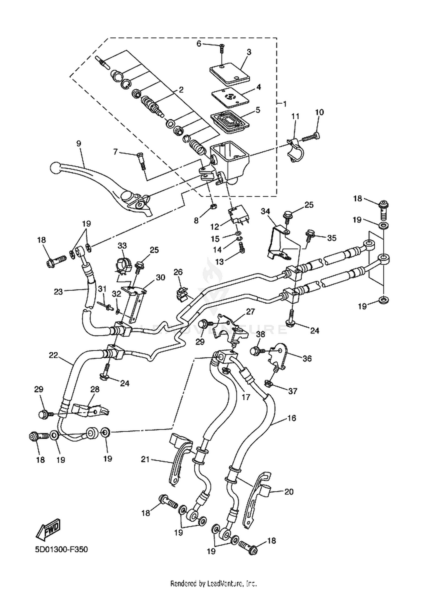 35 FRONT MASTER CYLINDER