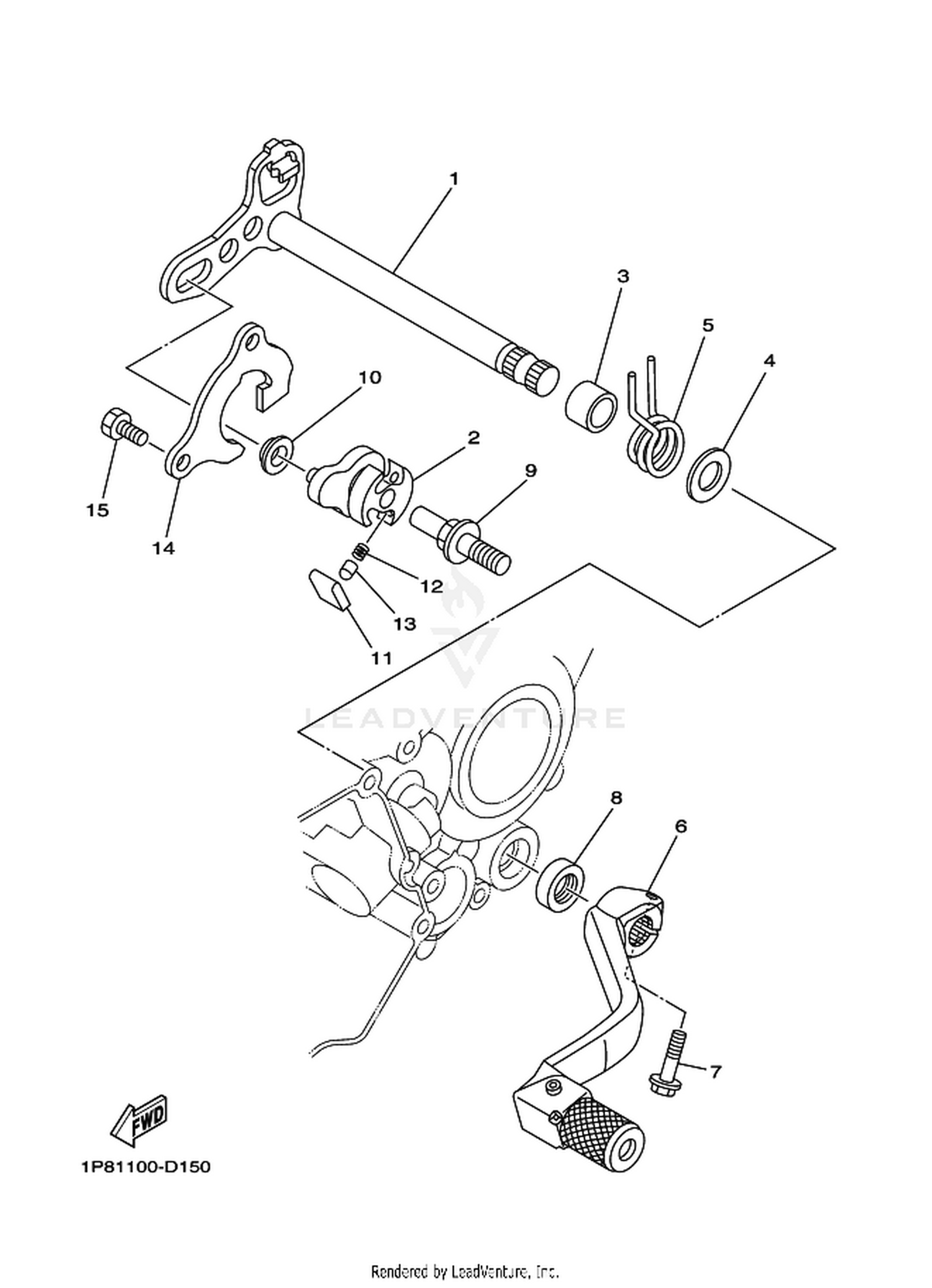15 SHIFT SHAFT