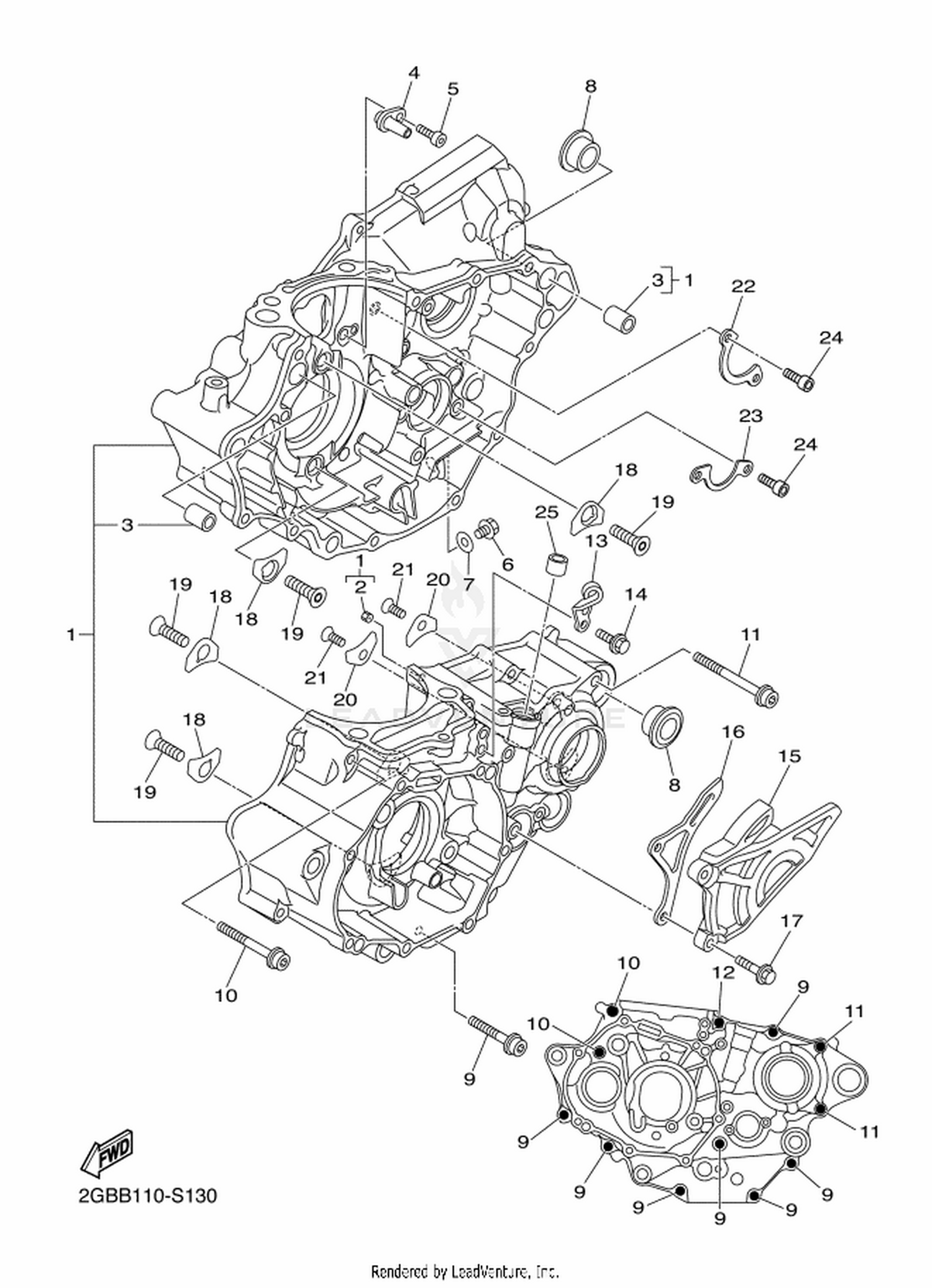 13 CRANKCASE