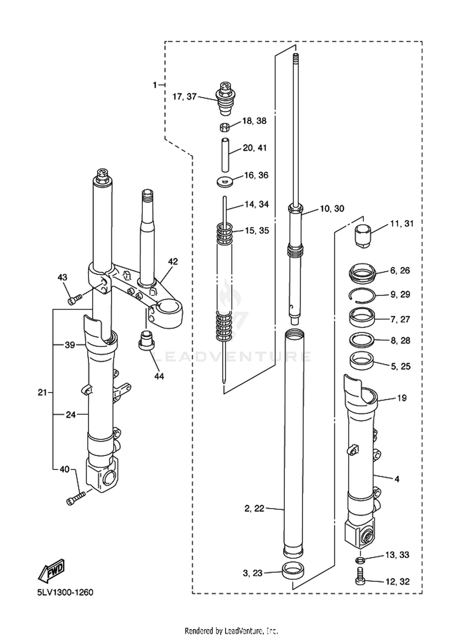 26 FRONT FORK