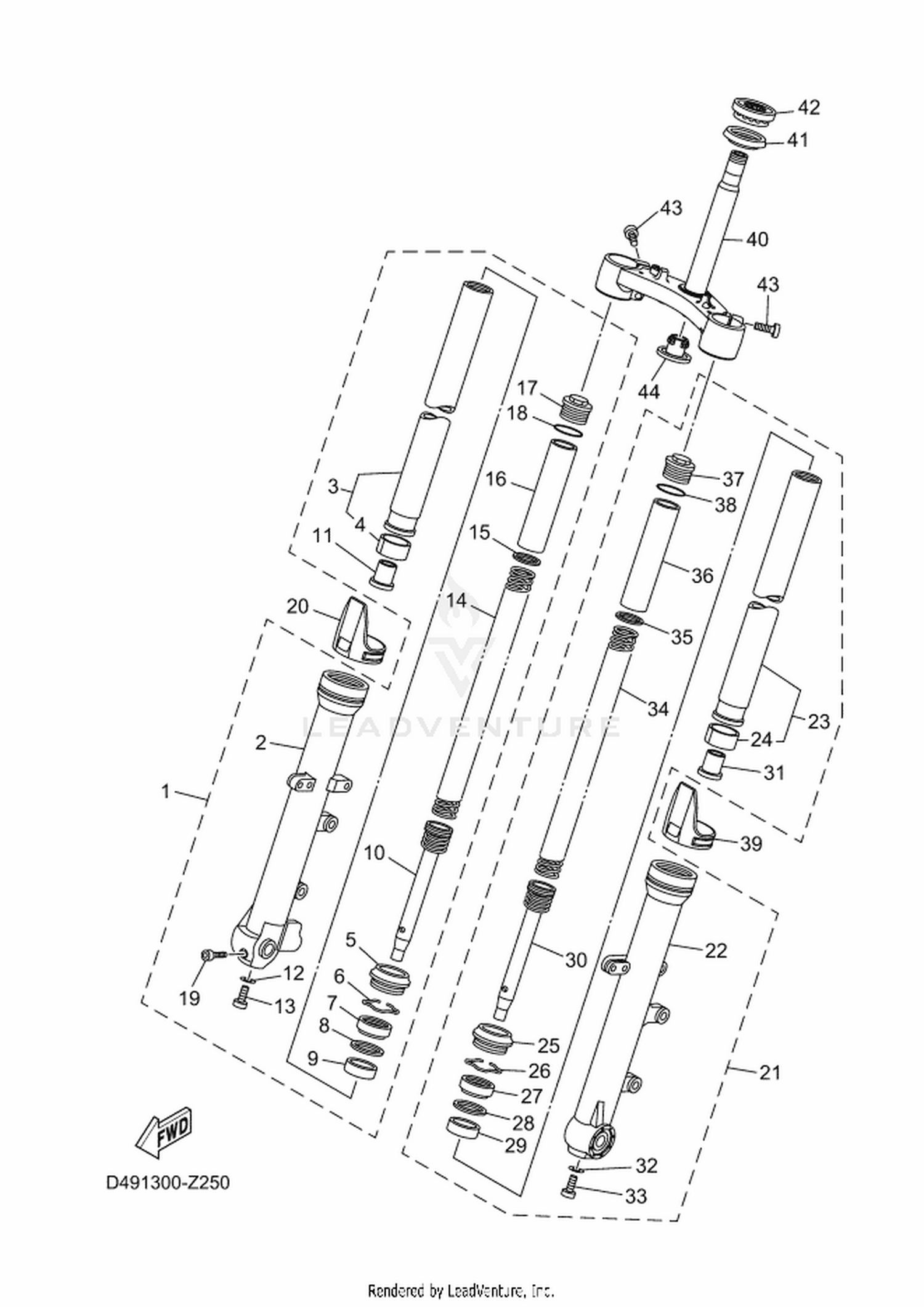 25 FRONT FORK